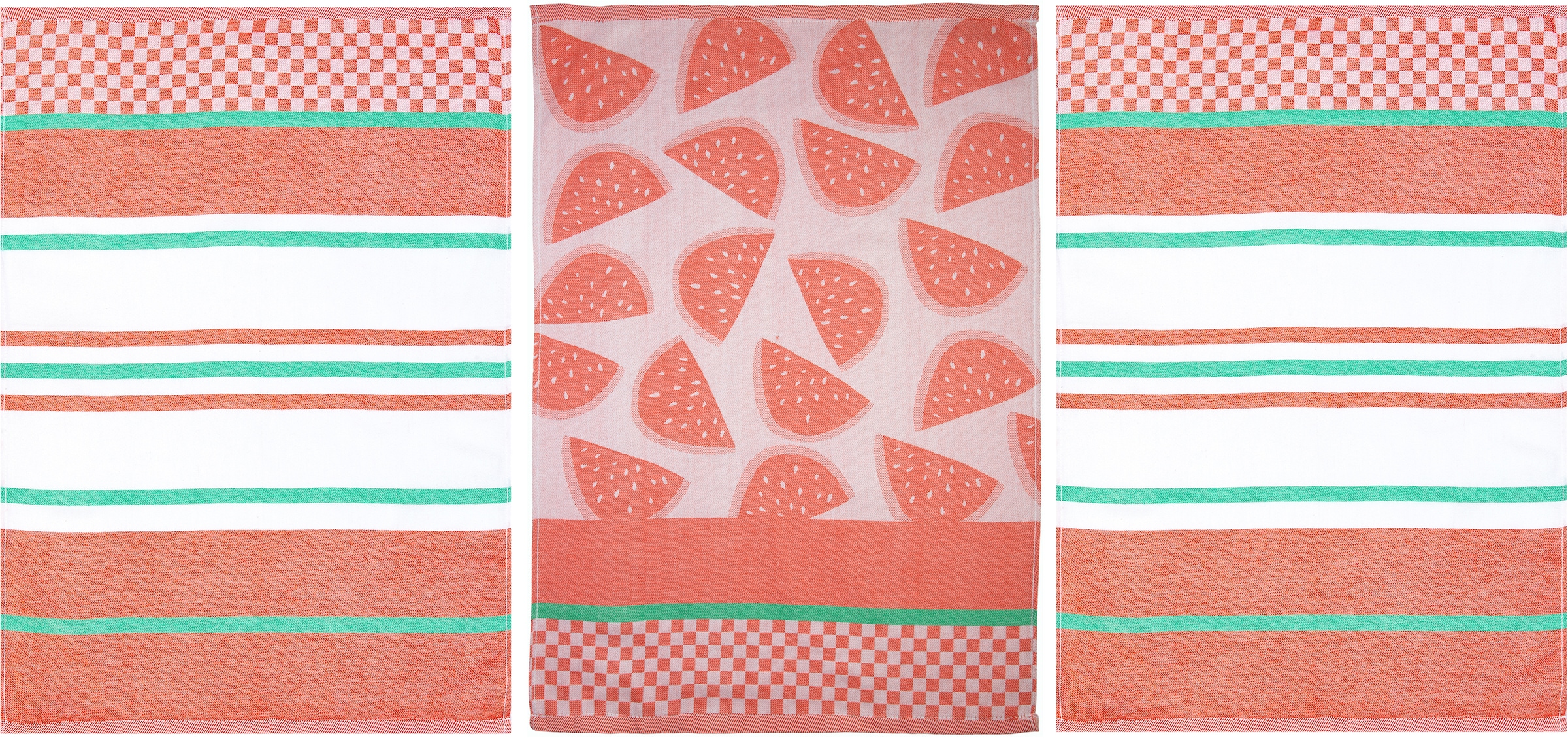 Image of stuco Geschirrtuch "Summer Fruits Melone" Jacquardgewebe