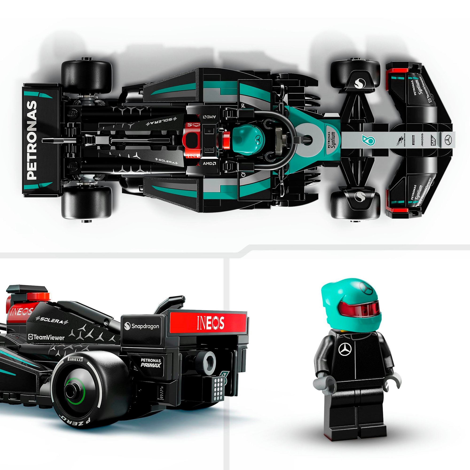 LEGO® Pions de construction »Mercedes-AMG F1® W15 Rennauto (77244), LEGO® Speed Champions« Made in Europe