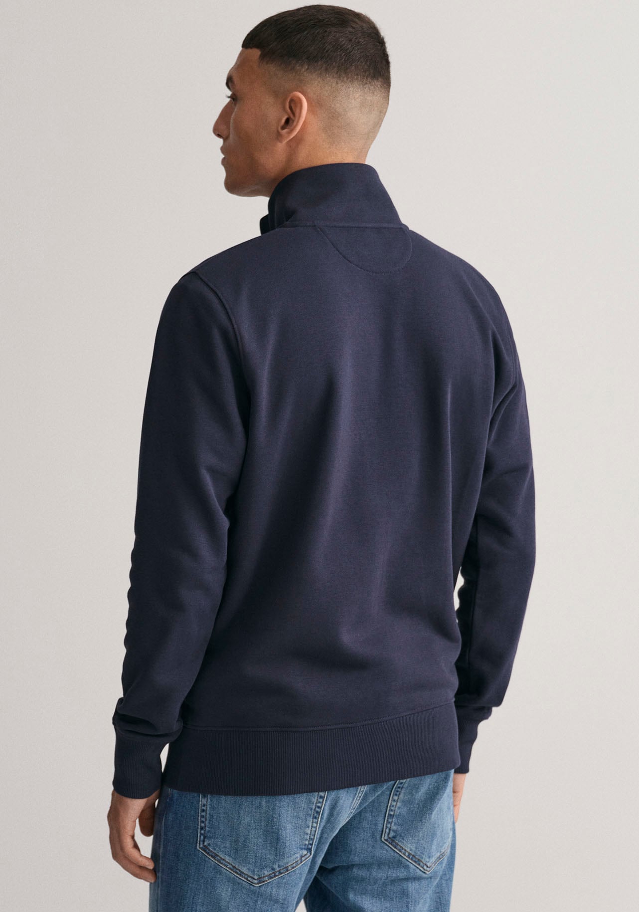 Gant Sweatjacke »REG SHIELD FULL ZIP SWEAT«, mit Logostickerei auf der Brust