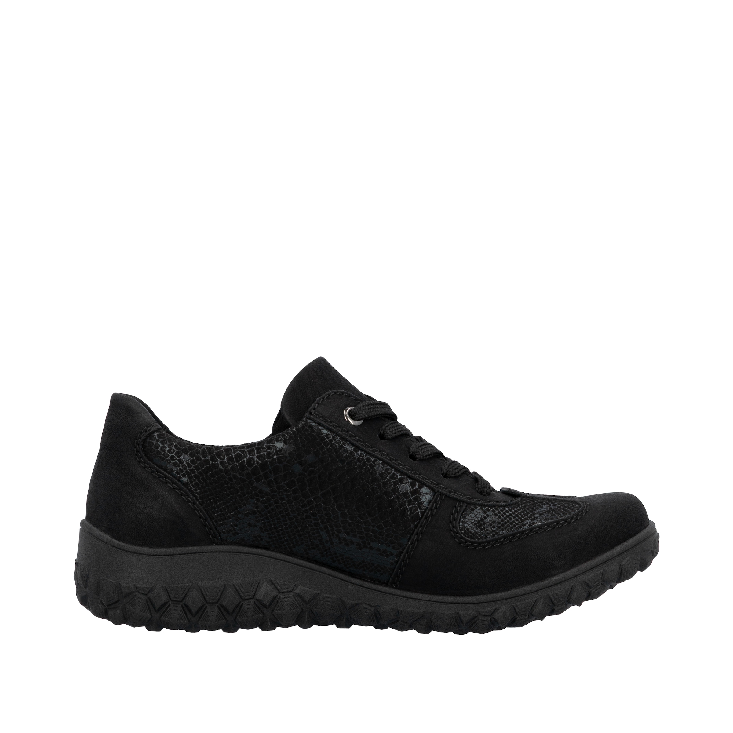 Image of Rieker Keilsneaker Schnürschuh, Halbschuh, Freizeitsneaker mit Reissverschluss