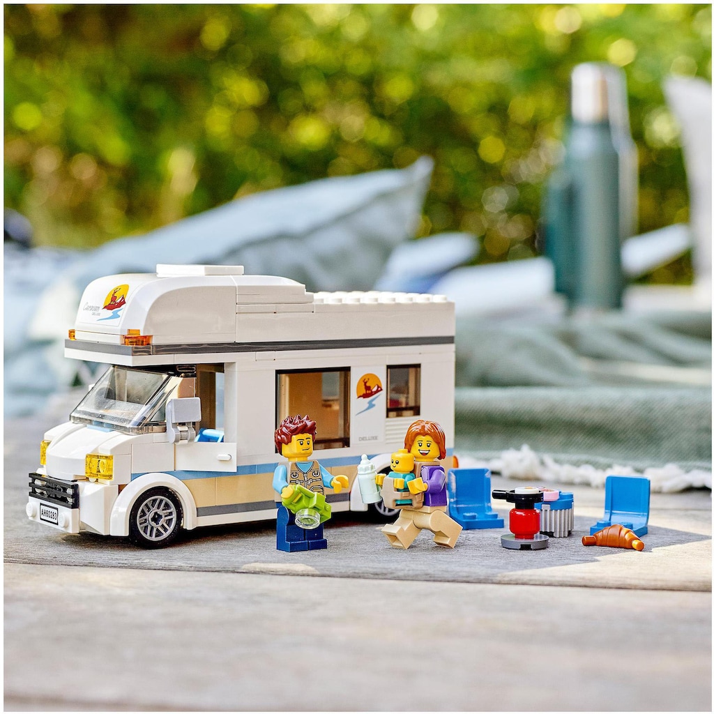 LEGO® Konstruktionsspielsteine »Ferien-Wohnmobil (60283), LEGO® City«, (190 St.)