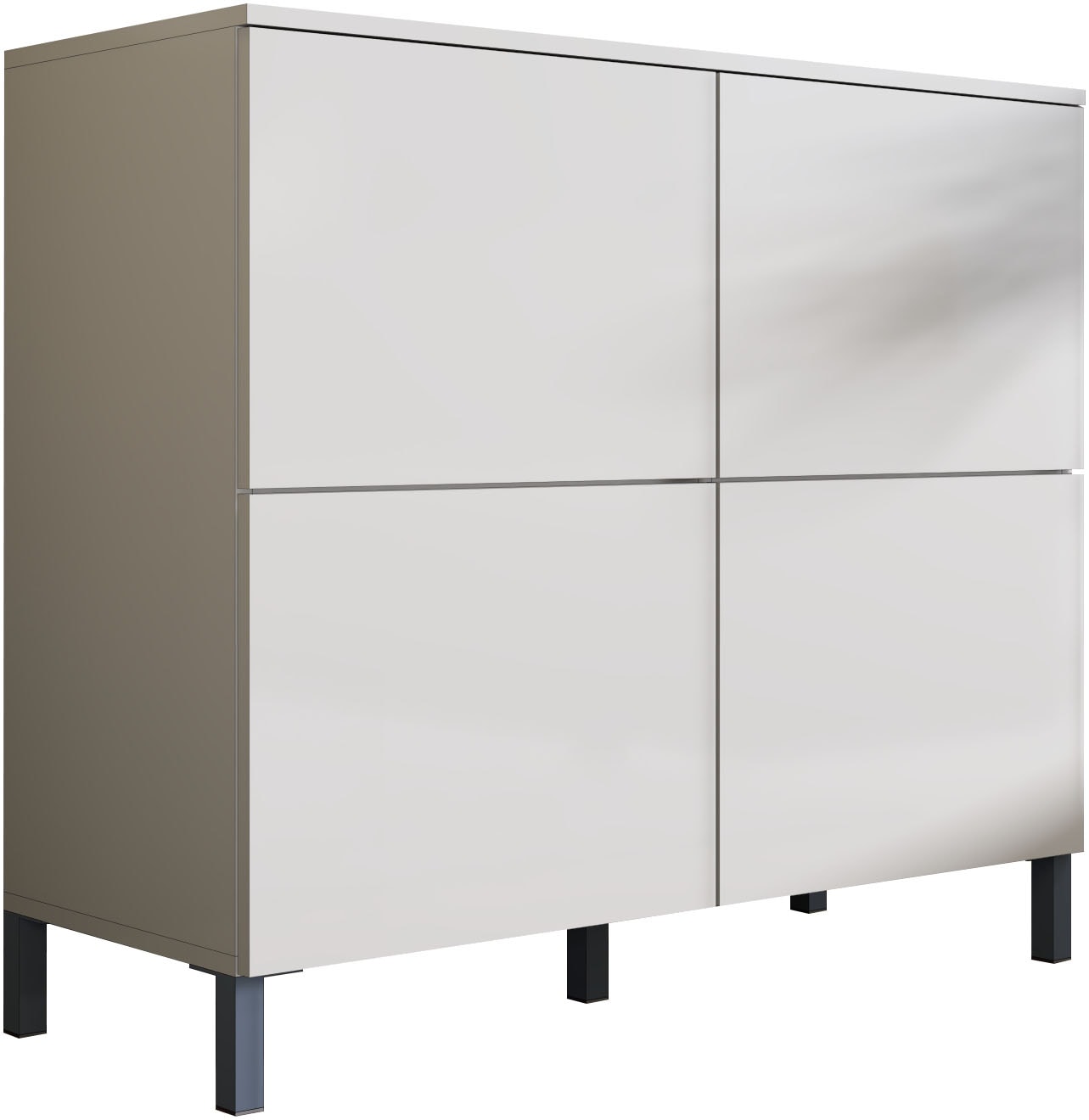 borchardt Möbel Kommode »Haama« Drucköffner (Push-To-Open), höhenverstellbarer Einlegeboden