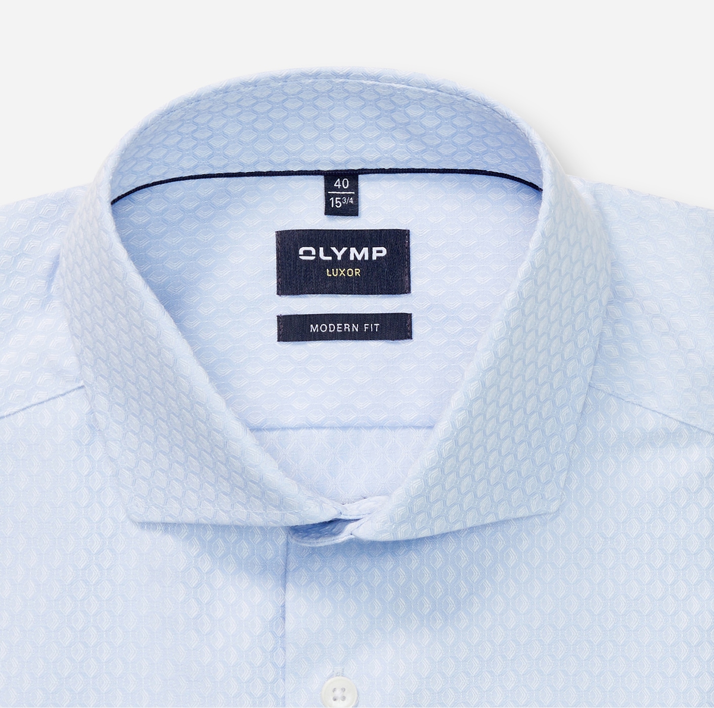 OLYMP Chemise à manches longues »Luxor modern fit« structure fine, chemise business, col Royal-Kent, coupe moderne