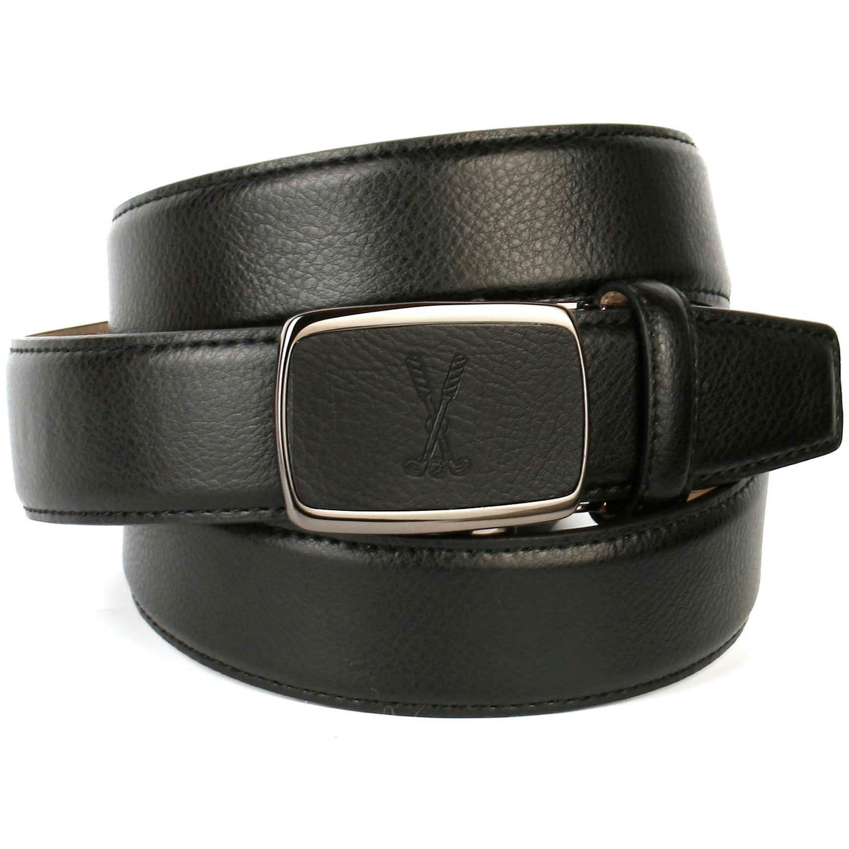 Image of Anthoni Crown Ledergürtel, mit Golf-Prägung, Ton in Ton Steppung bei Ackermann Versand Schweiz