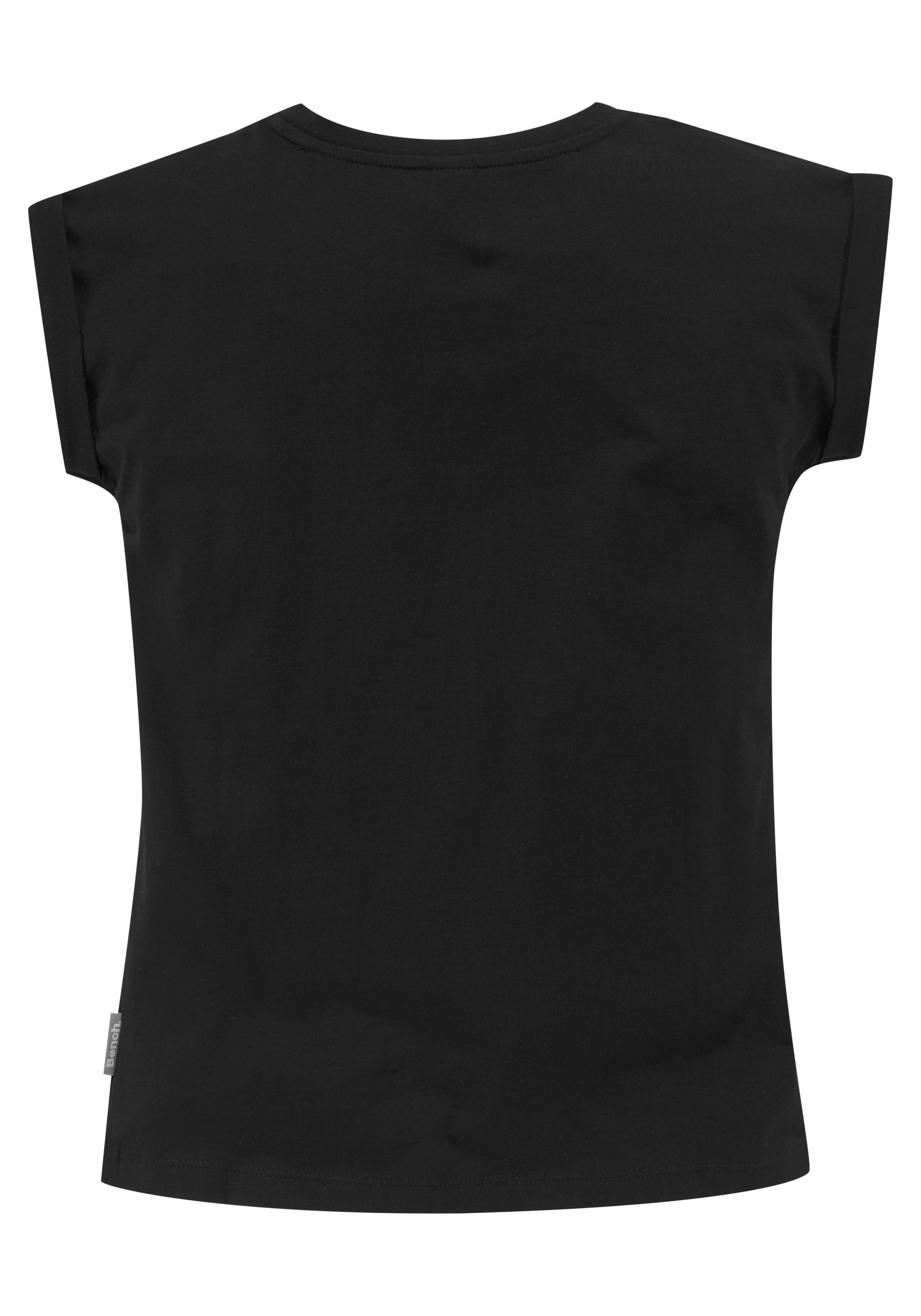 Bench. T-Shirt, mit kleinem Ärmelaufschlag