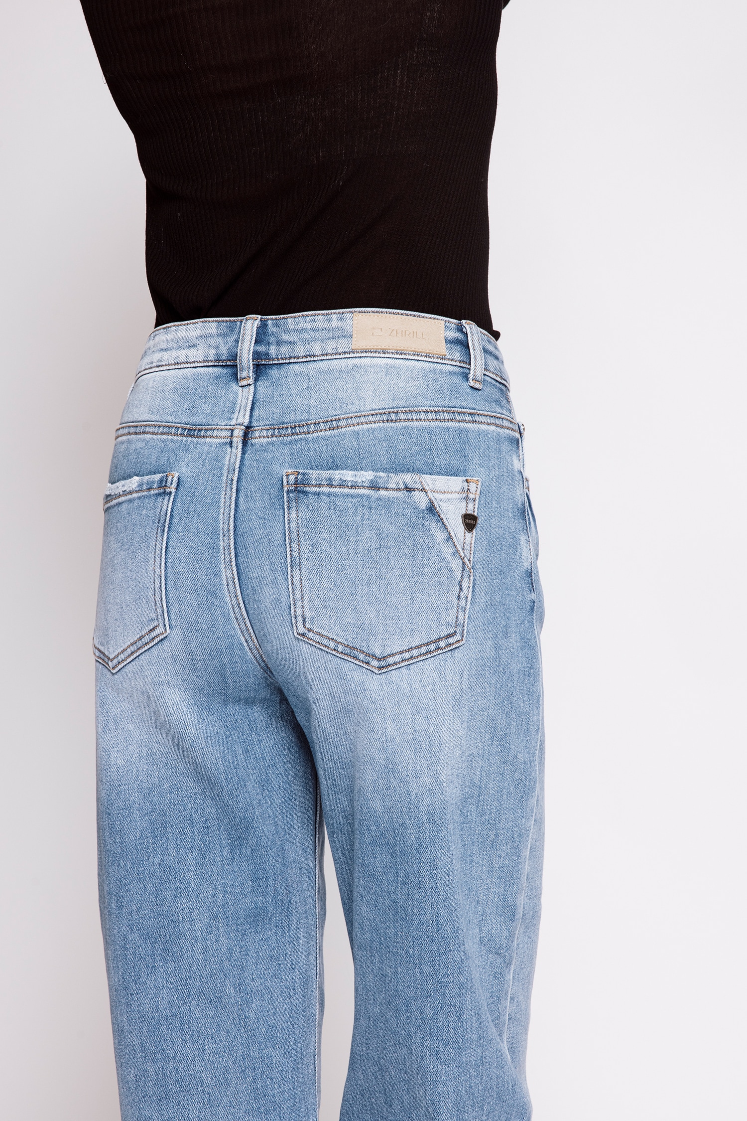Zhrill 7/8-Jeans »IZA« bequeme Passform, gerade Beinform, 7/8-Länge, mit Animal-Print