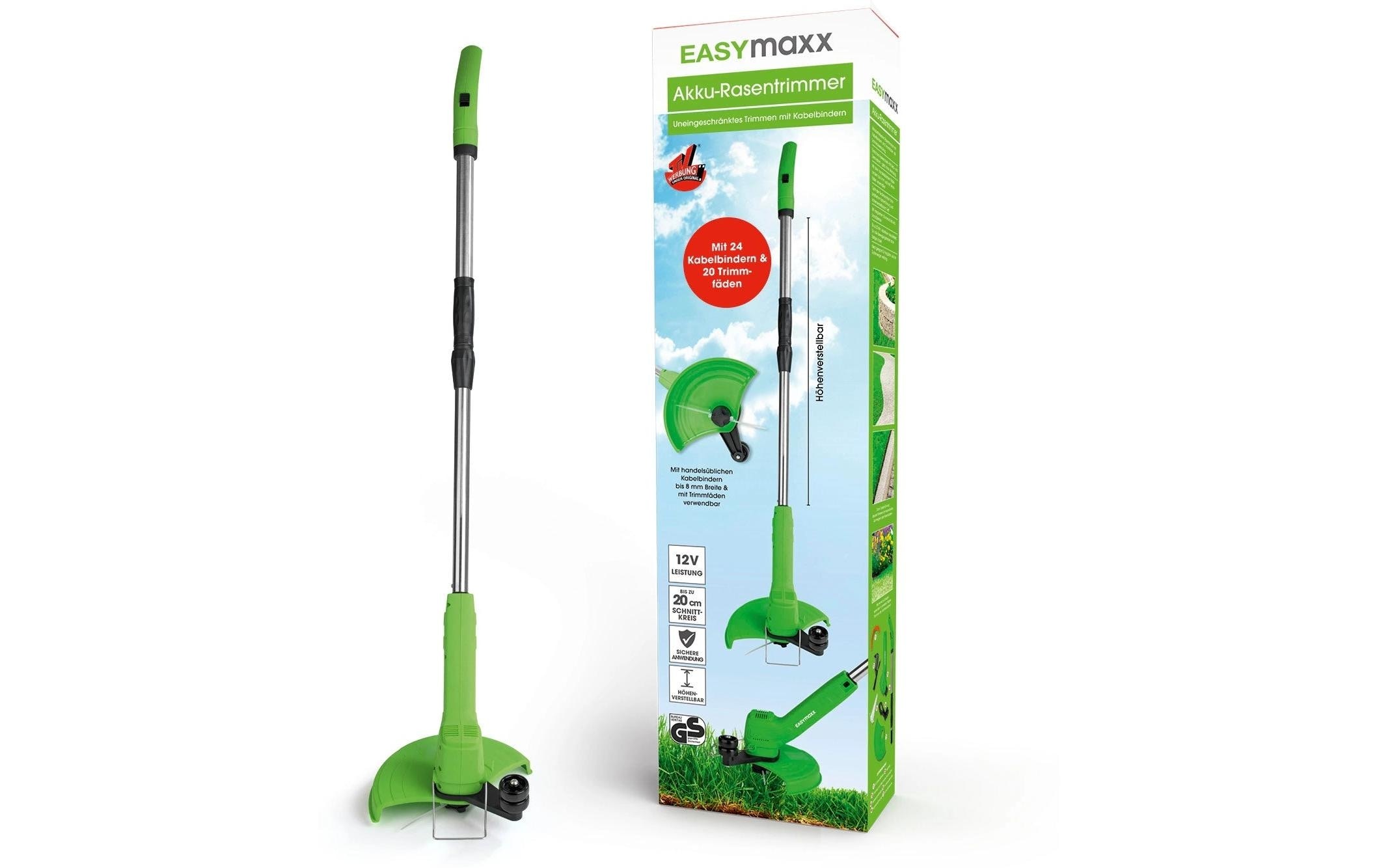 EASYmaxx Akku-Rasentrimmer