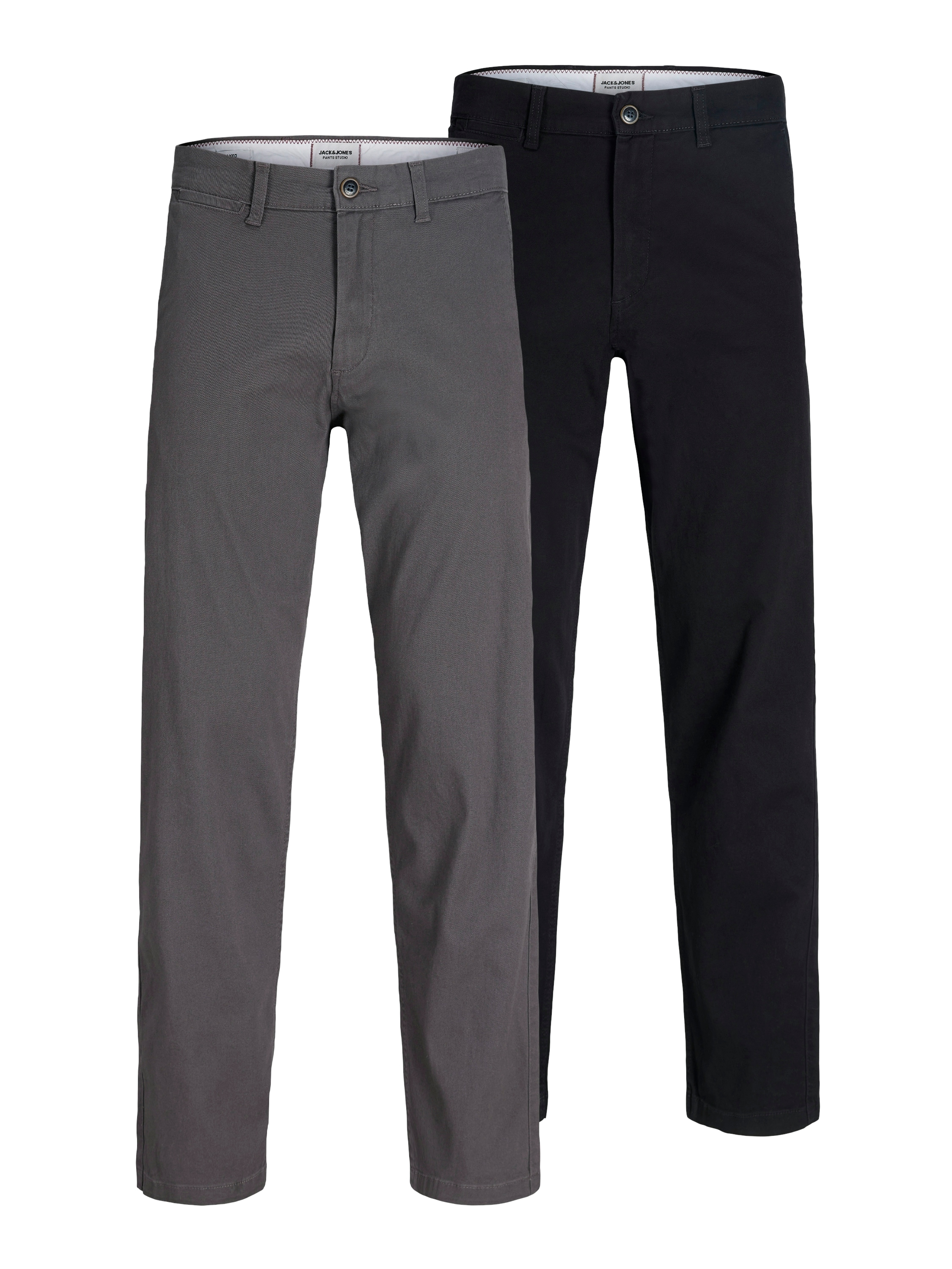 Image of Jack & Jones Chinohose "JPSTKANE DAVE CHINO 2PK MP NOOS" In vorgewaschener Qualität