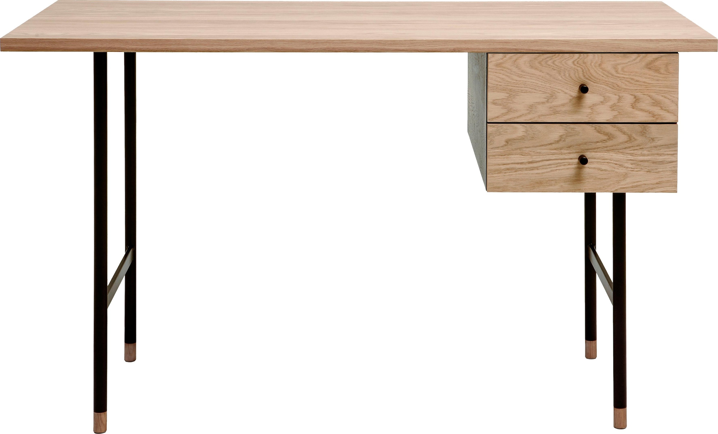 Woodman Schreibtisch »Jugend« Schubladen mit Soft-Close-Funktion, Beine aus Metall, FSC®
