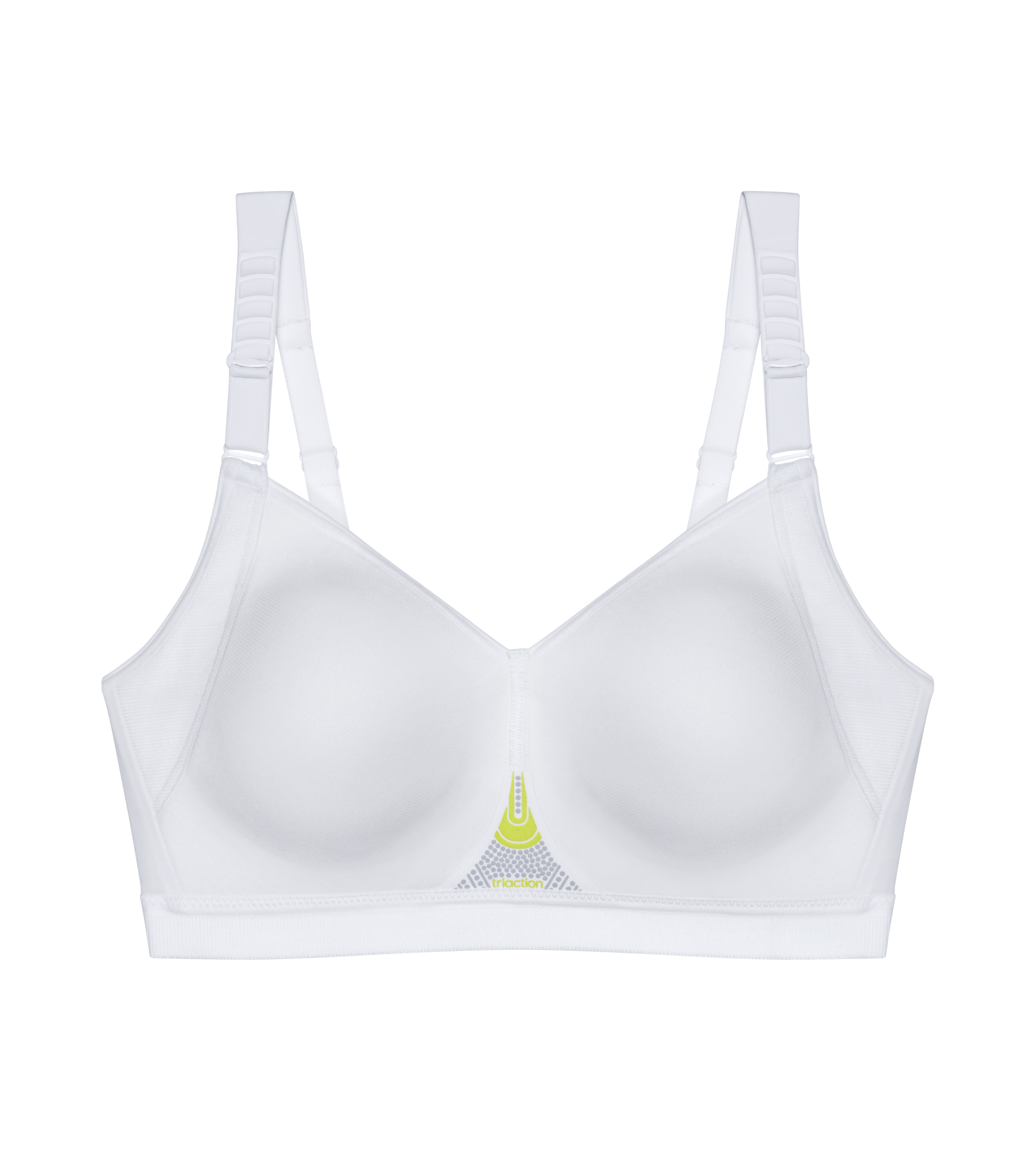 Triumph Triaction Gravity Lite P EX Sports Bra White 90D 4
