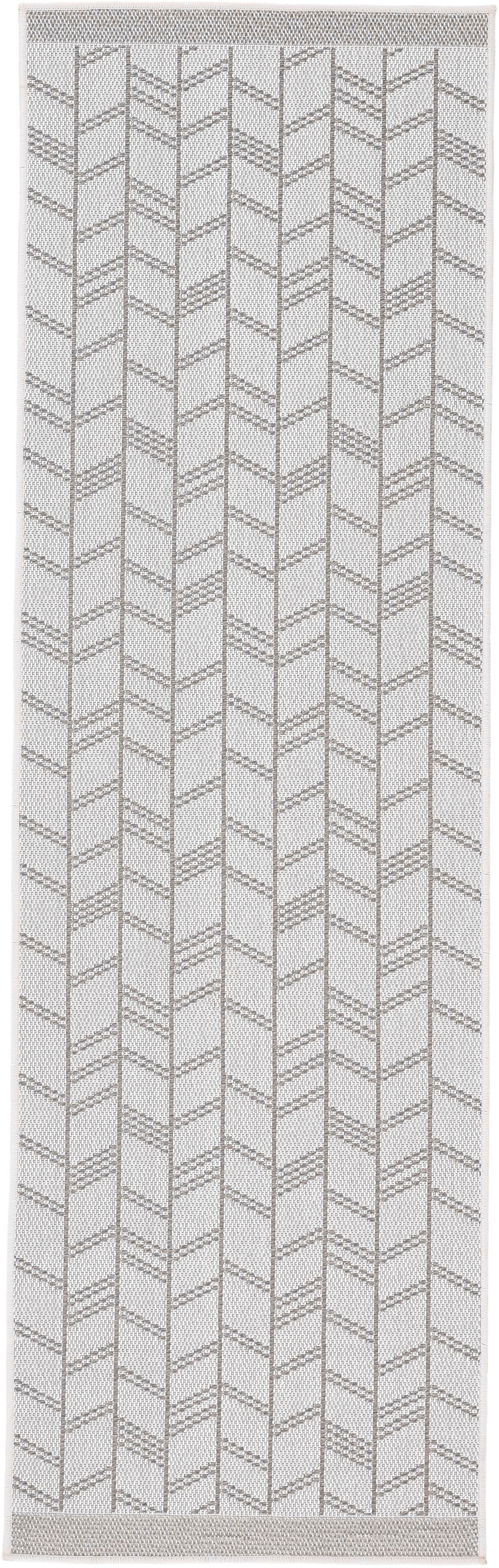 Image of carpetfine Läufer »Boho 102«, rechteckig, 4 mm Höhe, robustes Flachgewebe, Sisal Optik, In- und Outdoor geeignet, Wetterfest und UV-beständig für Balkon, Terrasse, Garten, Aussenbereich,Wohnzimmer, Schlafzimmer bei Ackermann Versand Schweiz