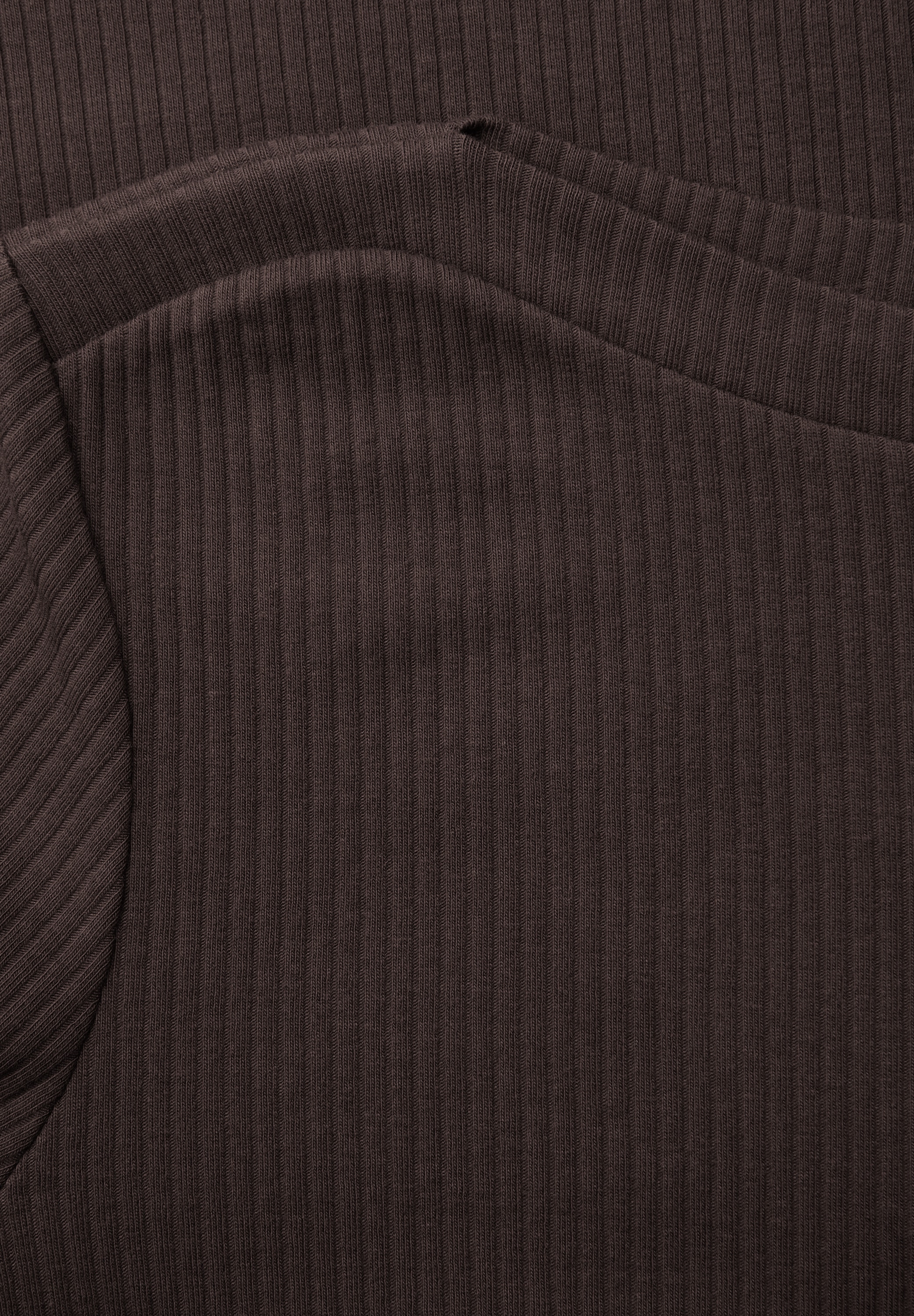 STREET ONE T-shirt à manches 3/4 in Rippstruktur