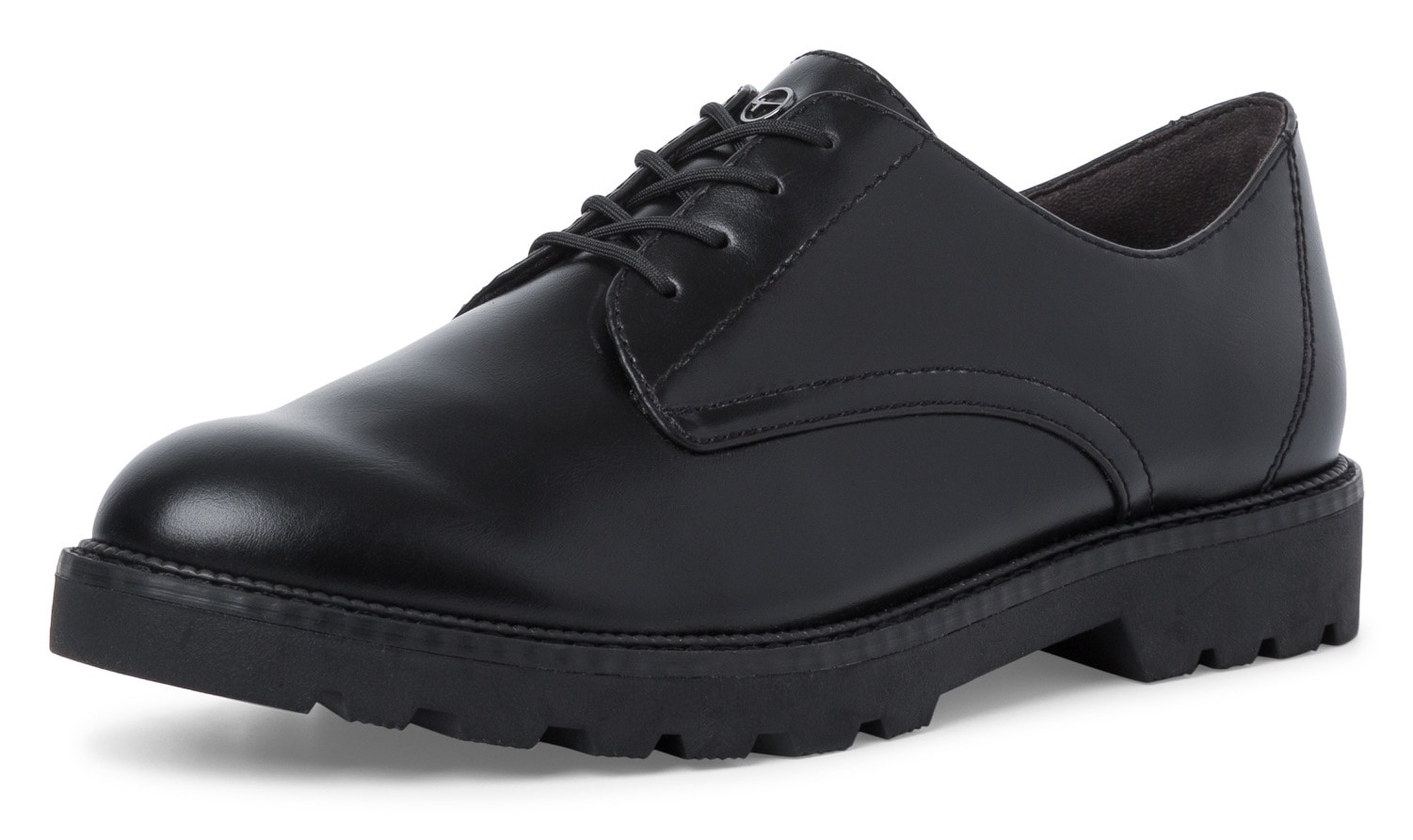 Image of Tamaris Schnürschuh im klassischen Design, Freizeitschuh, eleganter Halbschuh, Schnürschuh