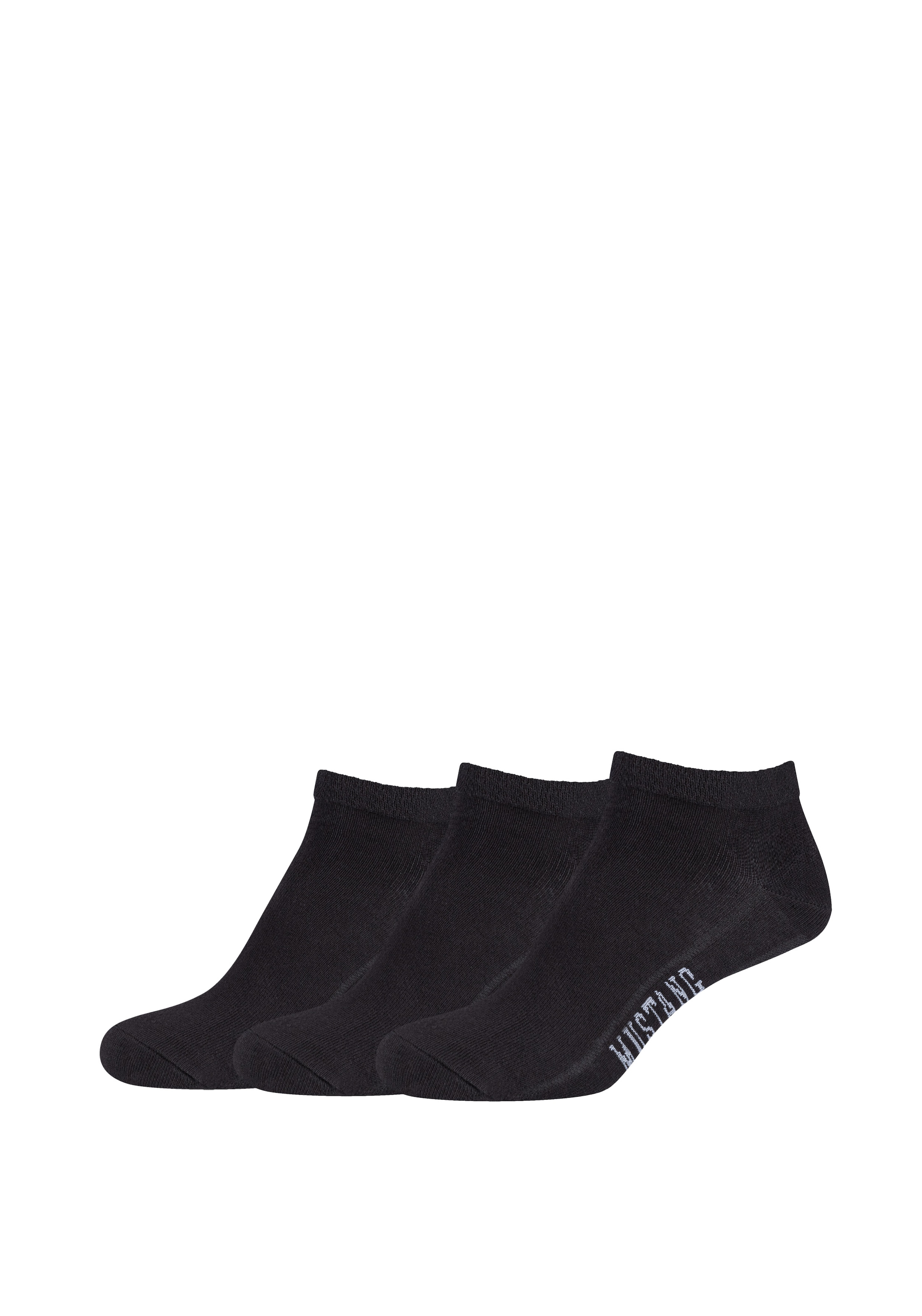 MUSTANG Chaussettes courtes »casual« 6 Couple tlg. mit elastischem Komfortbund