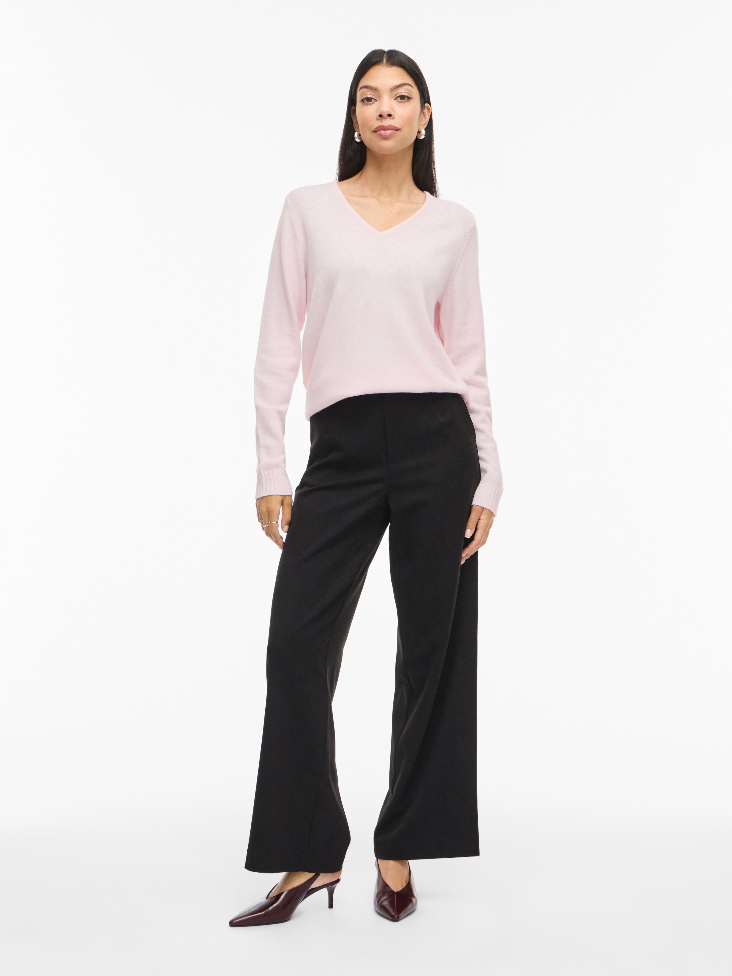 Vila Pull col V »VIRIL V-NECK L/S  KNIT TOP - NOOS«