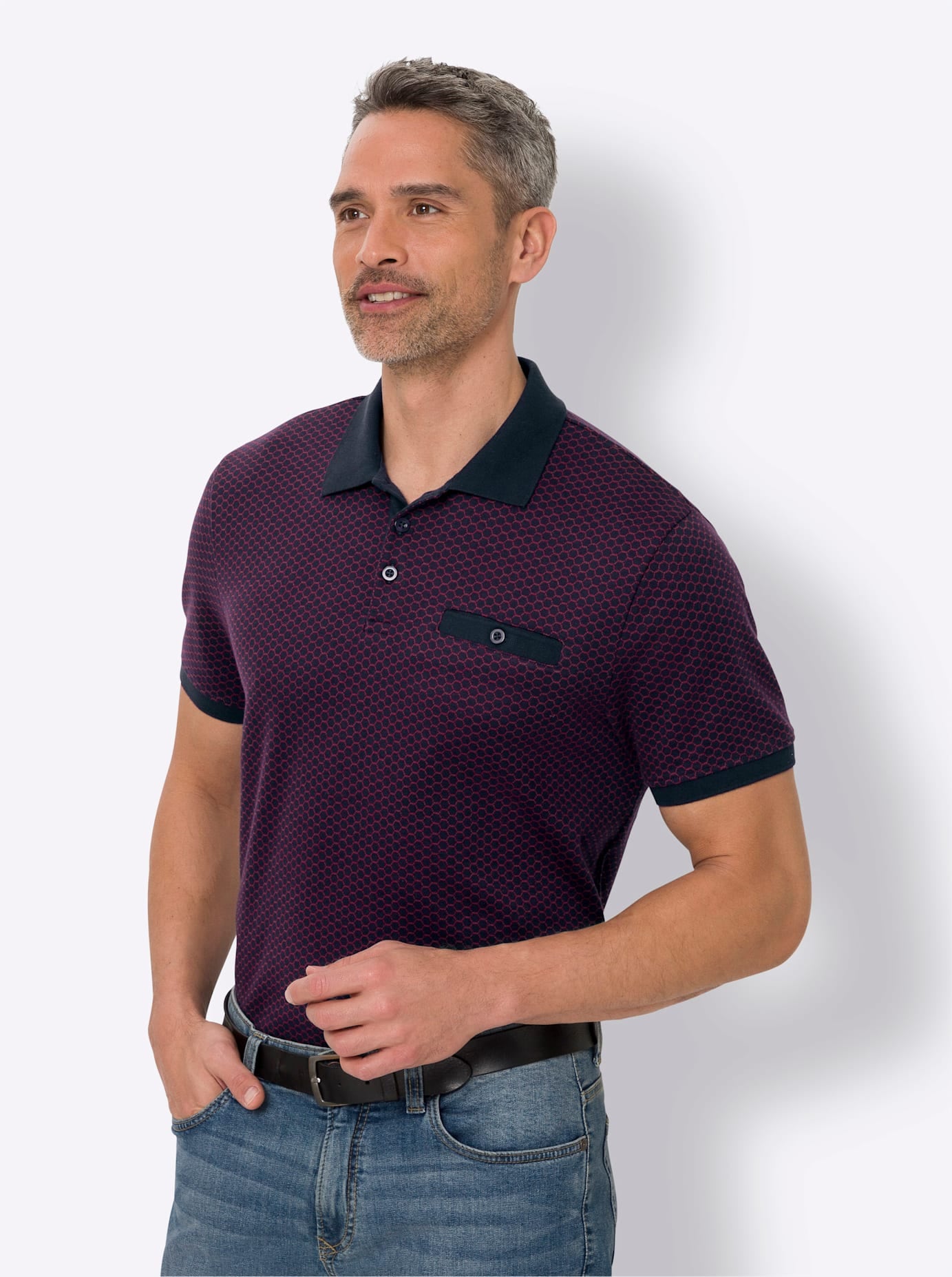 Classic Poloshirt »Kurzarm-Poloshirt«, (1 tlg.)