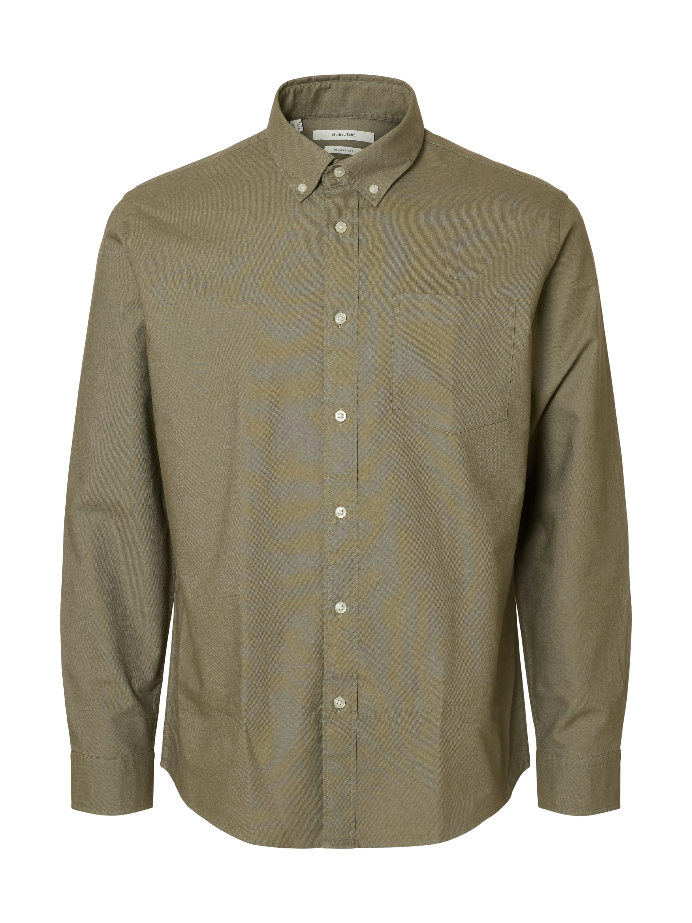 SELECTED Langarmhemd »SLHREGRICK-OX SHIRT LS NOOS« Baumwolle, regular fit