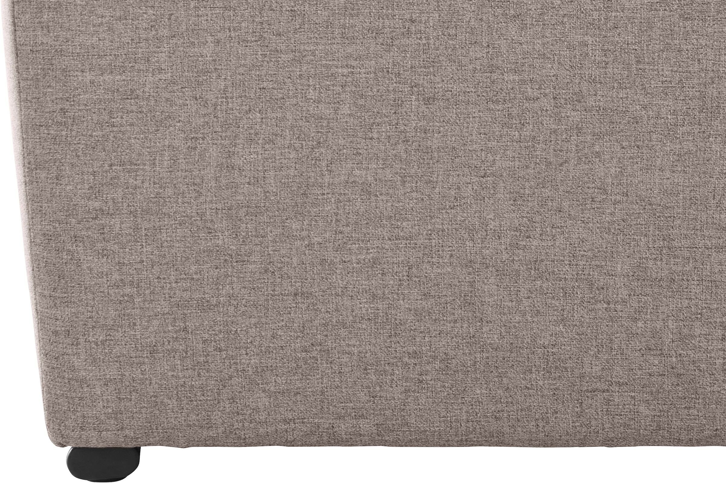 DOMO collection Ecksofa »Lagoa L-Form«, wahlweise mit Bettfunktion, frei im Raum stellbar, grosse Farbvielfalt