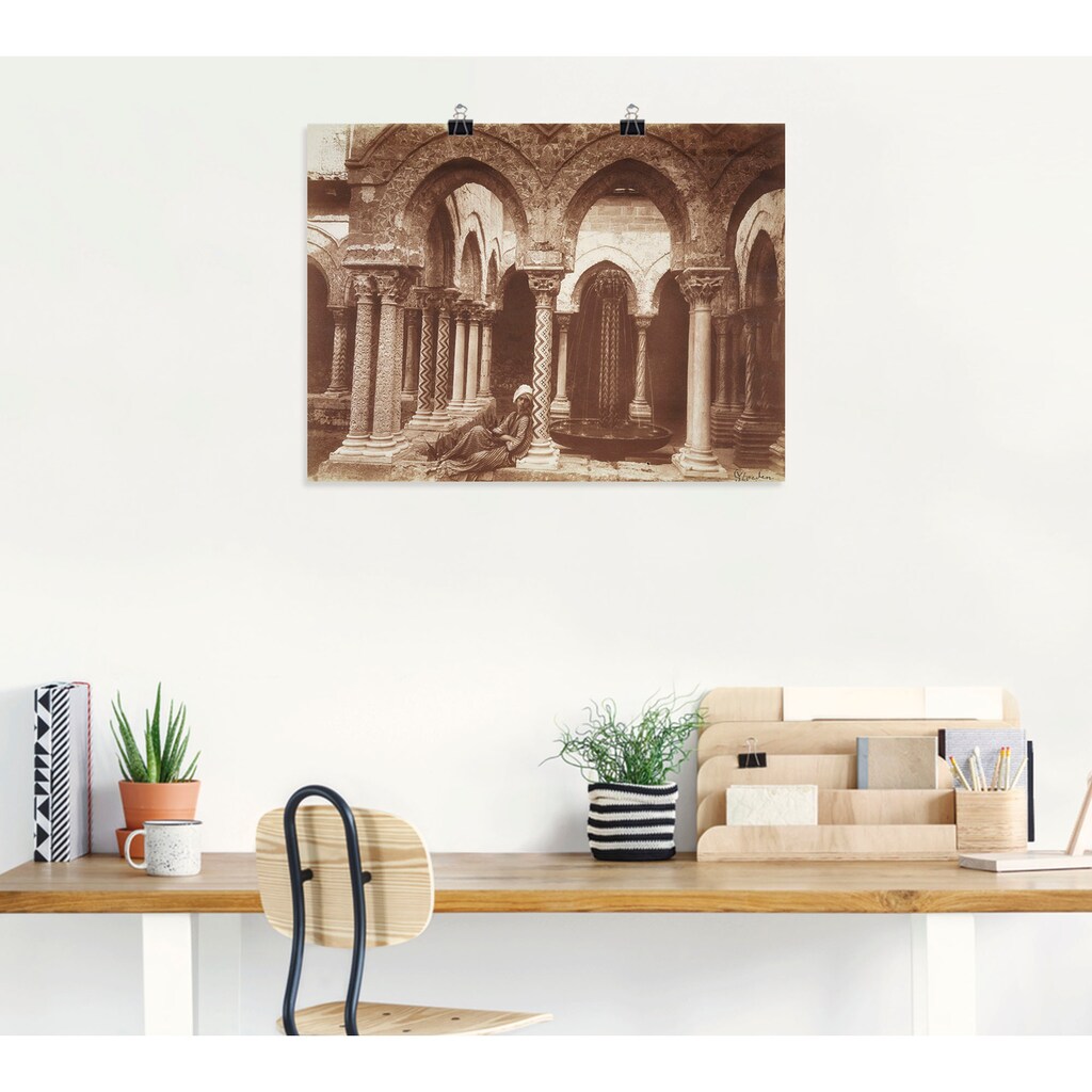 Artland Wandbild »Jüngling in arabischer Tracht«, Architektonische Elemente, (1 St.)