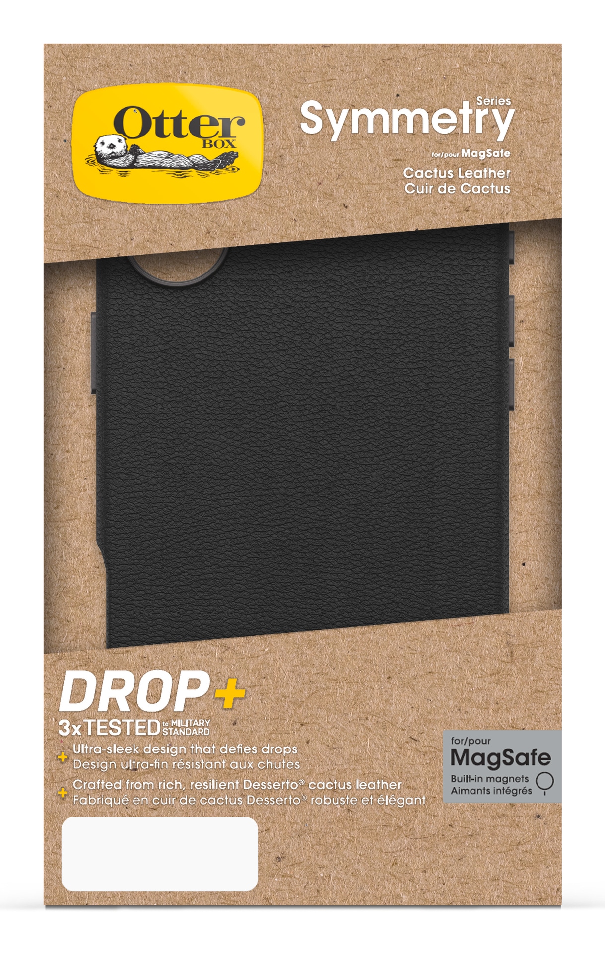 Otterbox Handyhülle »Symmetry Cactus Leather für Apple iPhone 16 Plus«, Apple iPhone 16 Plus, Backcover, Schutzhülle, Handyschutzhülle, Case, Schutzcase, stossfest
