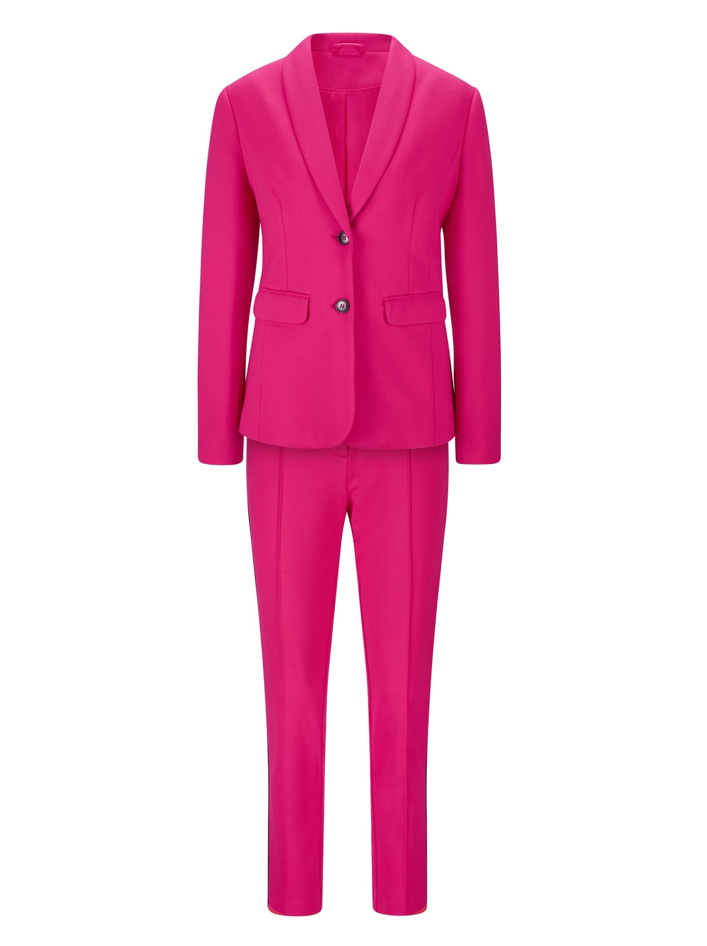 Hot Pink Blazer Hosenanzug für Frauen, rosa Hosenanzug für Frauen,  3-teiliger Hosenanzug für Frauen, Womens Formal Wear -  Schweiz