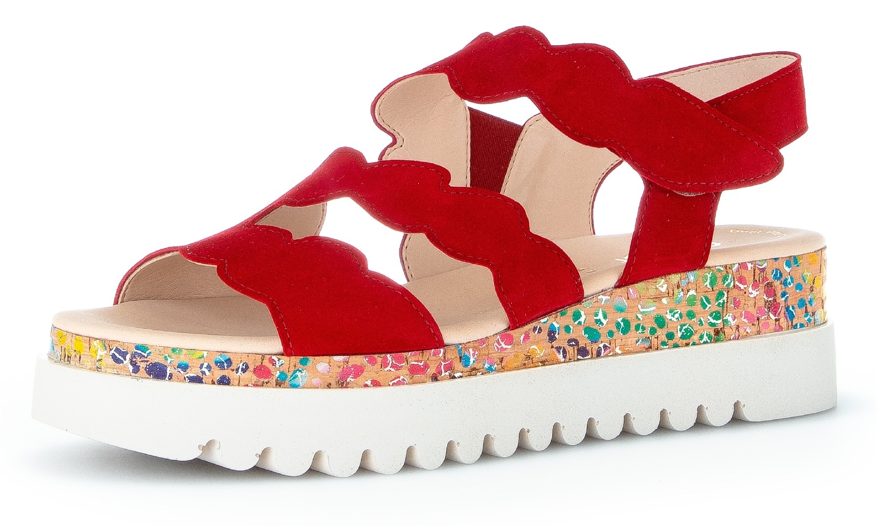 Image of Gabor Keilsandalette, mit bunten Farbtupfern bei Ackermann Versand Schweiz
