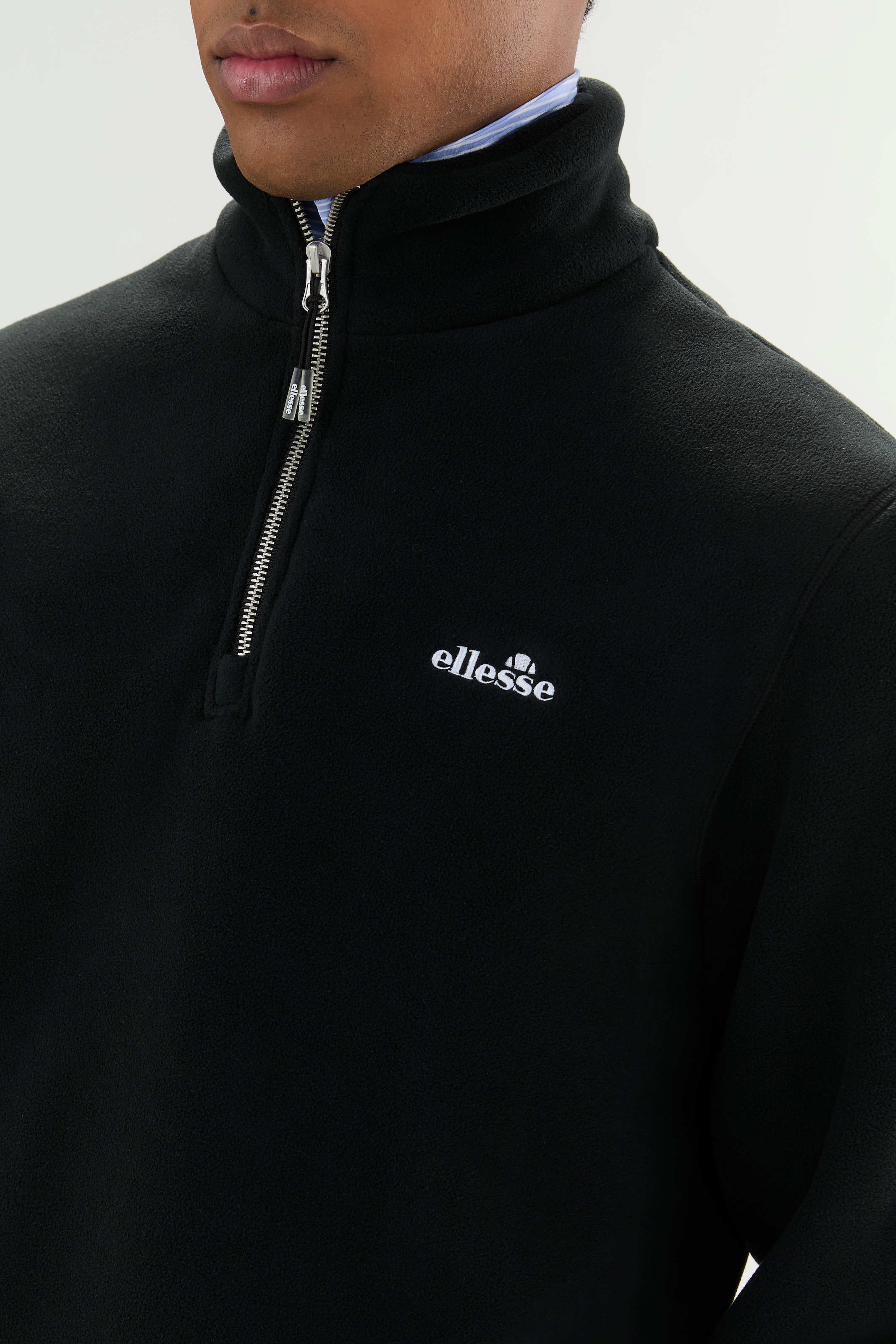 Ellesse Pull en maille polaire »ZERANO 2 1/4 ZIP JACKET« style sportif, pour adultes, manches longues, en polyester