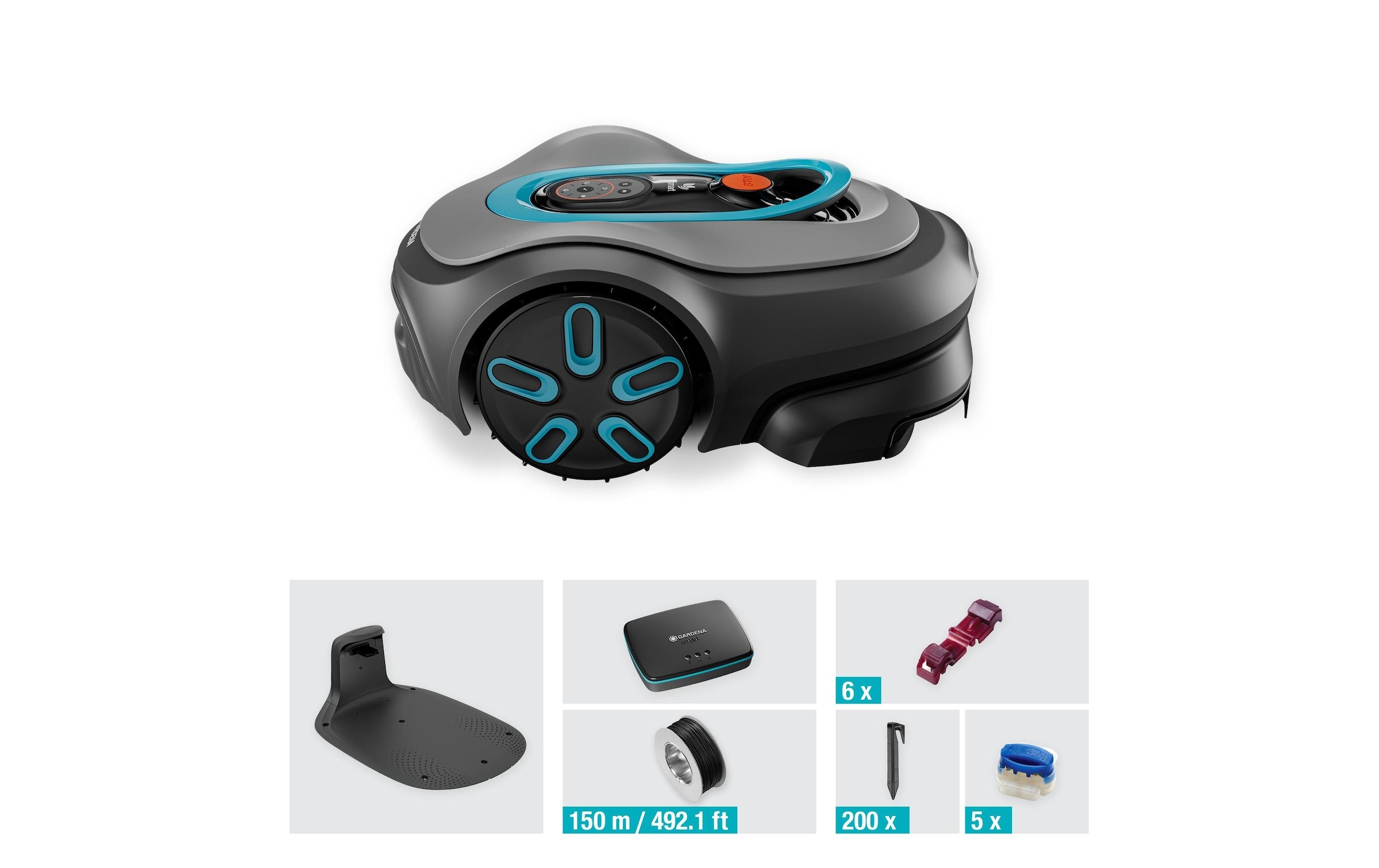 GARDENA Rasenmähroboter »Smart Sileno Pro 600 600 m²«