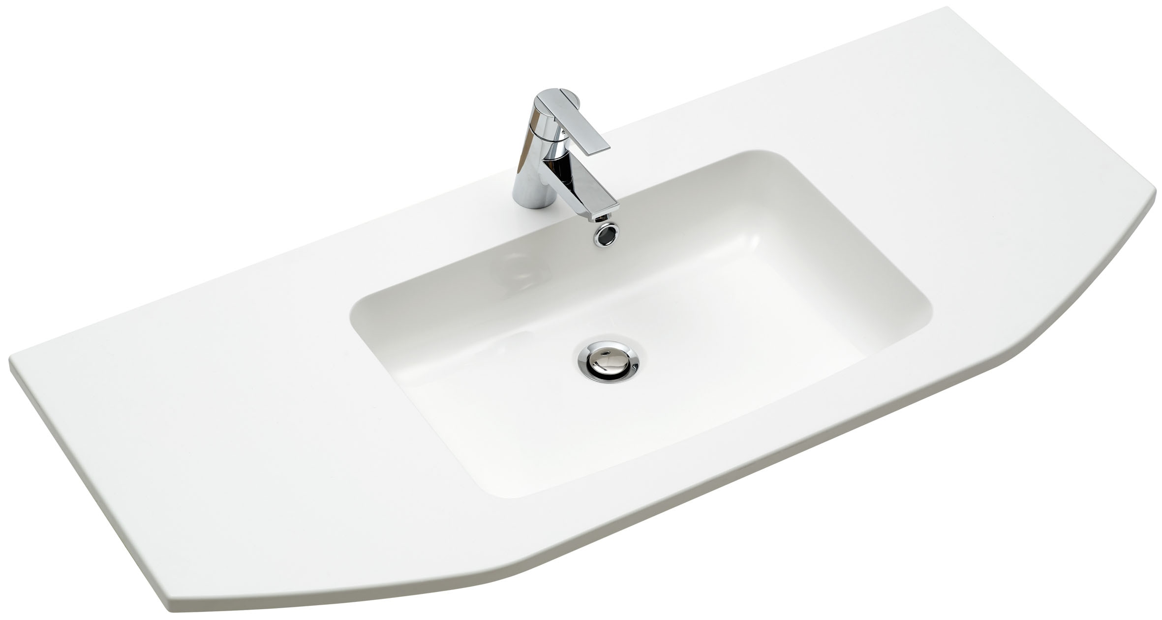 Saphir Waschtisch »Quickset 326, mit Mineralmarmorbecken, 112cm breit« 2 Stk. tlg.