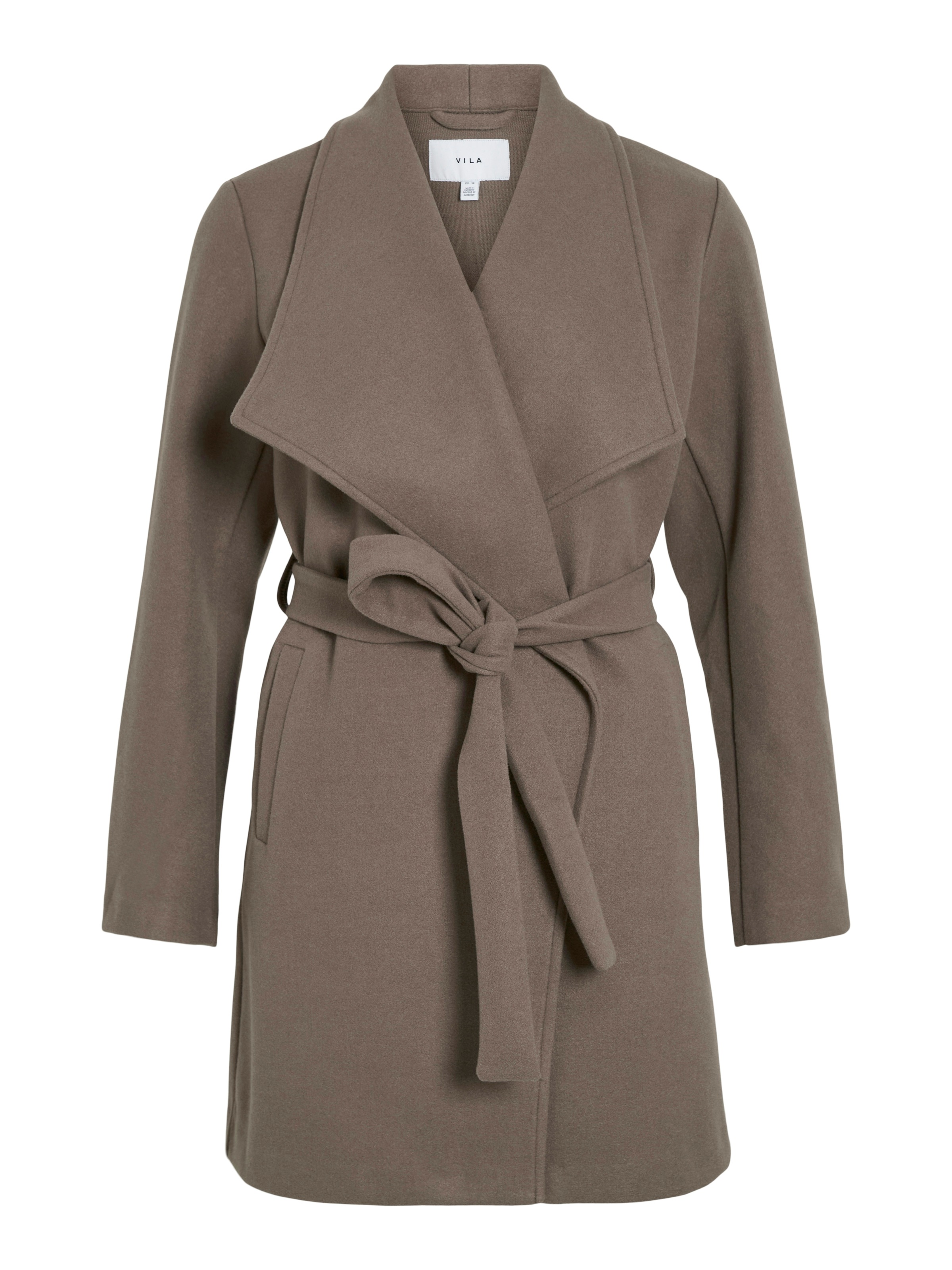 Vila Kurzmantel »VICOOLEY COLLAR BELT COAT - NOOS«