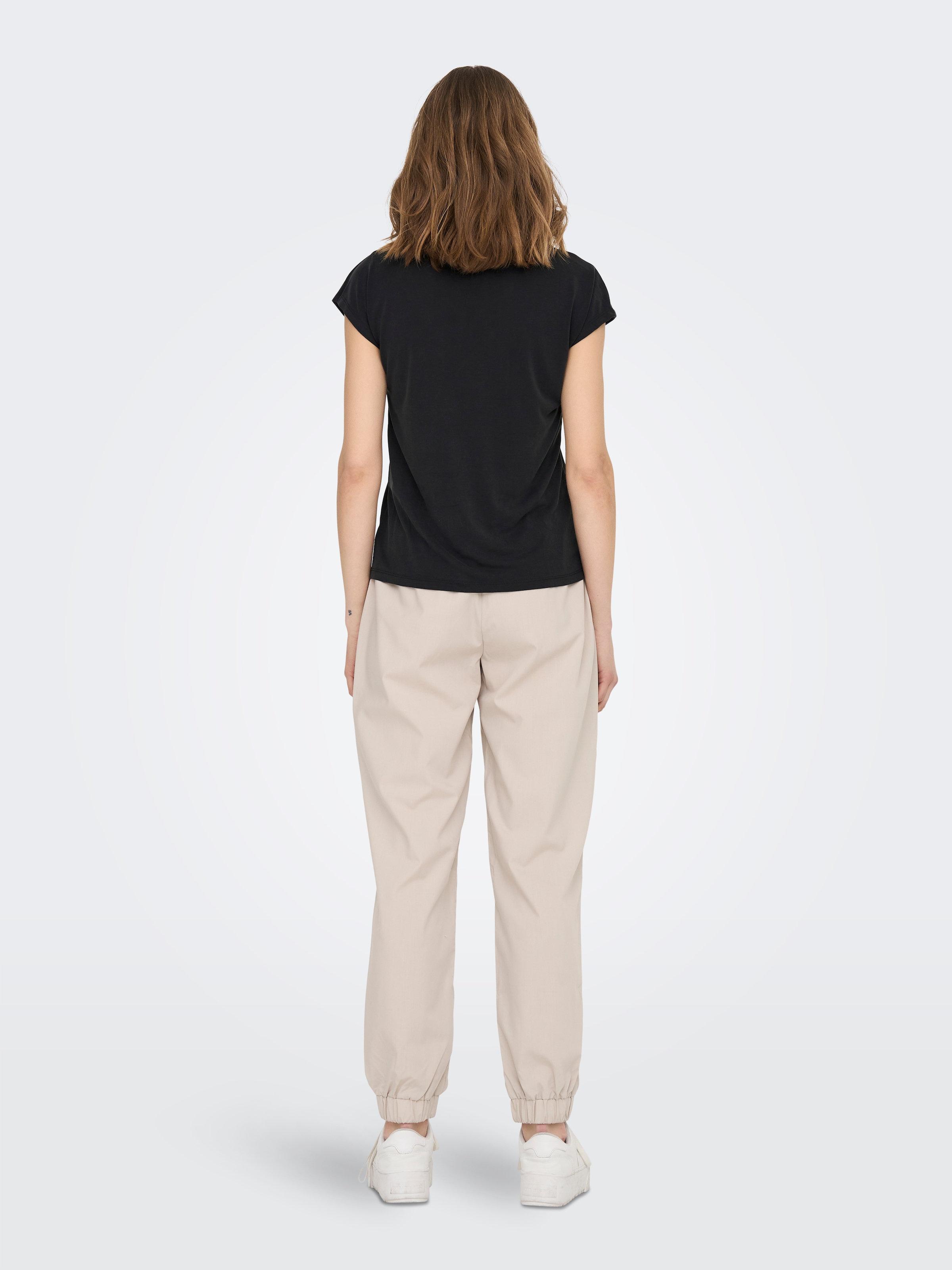 ONLY V-Shirt »ONLFREE S/S MODAL V-NEC TOP BOX JRS NOOS«