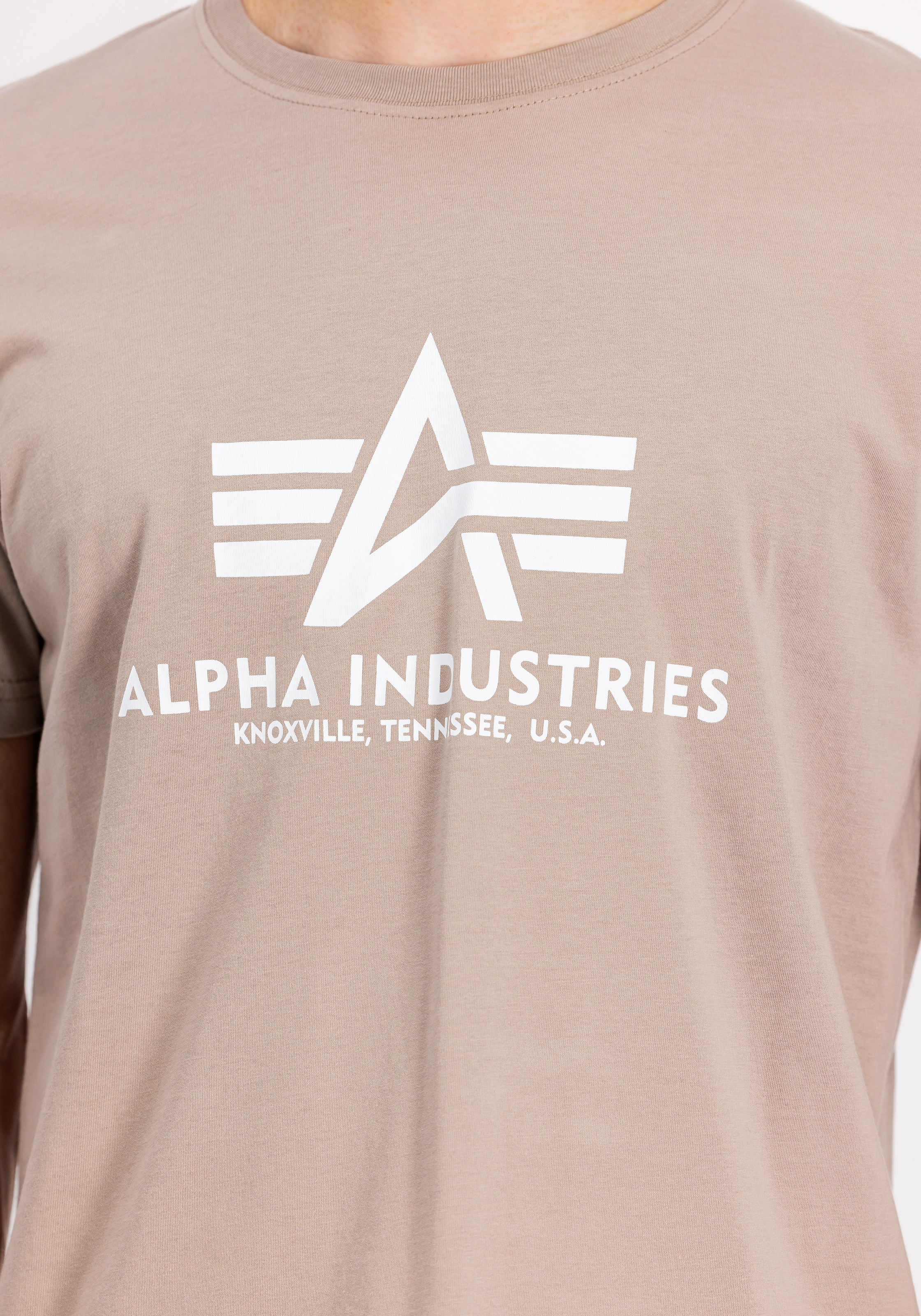 Alpha Industries T-shirt »Basic T-Shirt« Baumwolle, regular fit