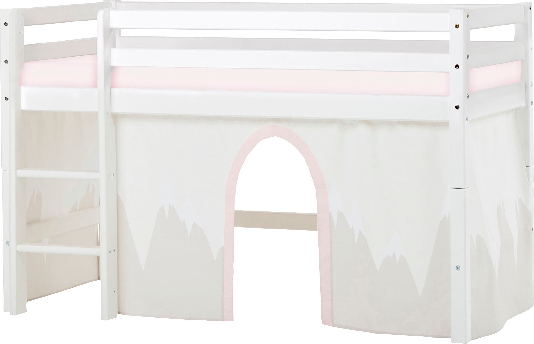 Image of Hoppekids Hochbett »«Winter Wonderland»«, (Set), 70x160, umbaubar mit Vorhang-Set Winter bei Ackermann Versand Schweiz