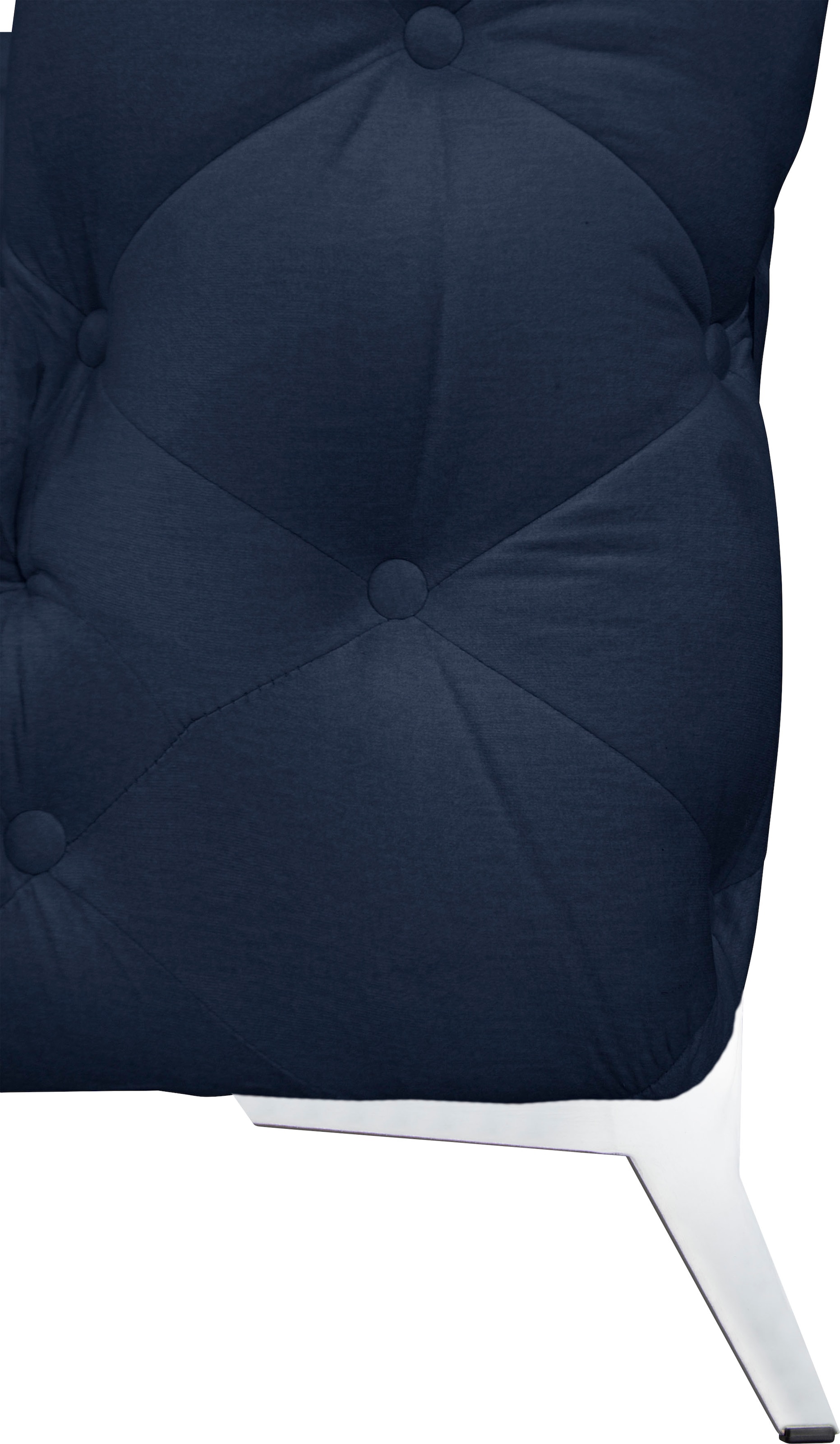 Leonique Chesterfield-Sofa »Amaury L-Form«, grosses Ecksofa, Chesterfield-Optik, Breite 323 cm, Fussfarbe wählbar