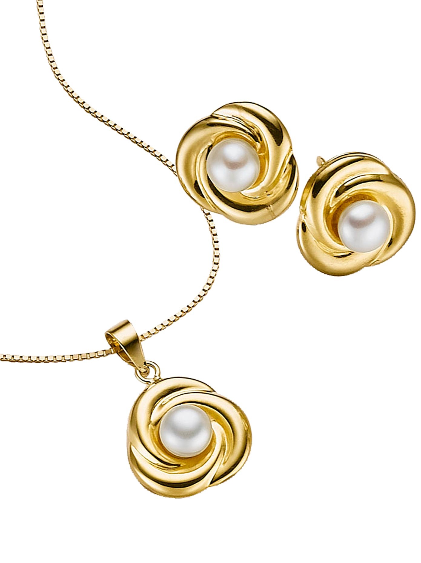 Paar Ohrstecker mit Perle