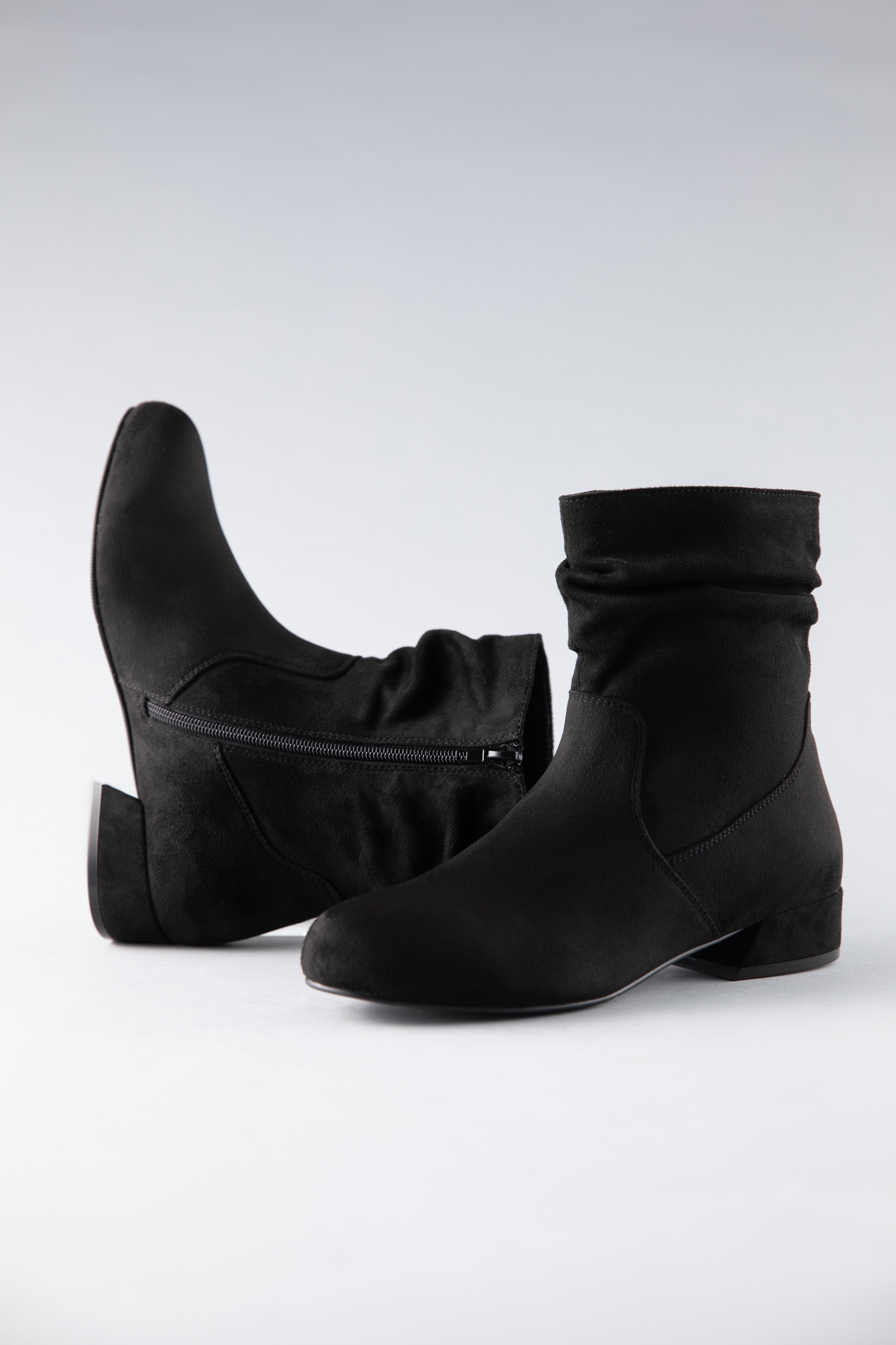 Image of Aniston SHOES Stiefelette Ankle Boots mit Blockabsatz und Reissverschluss