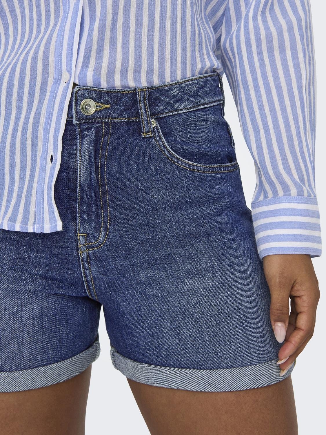 ONLY Short en jean »ONLJOSEPHINE – Stretch Shorts für vielseitige Kombinationen« regular fit, Denim/Jeans, Baumwolle, elastisch, unifarben