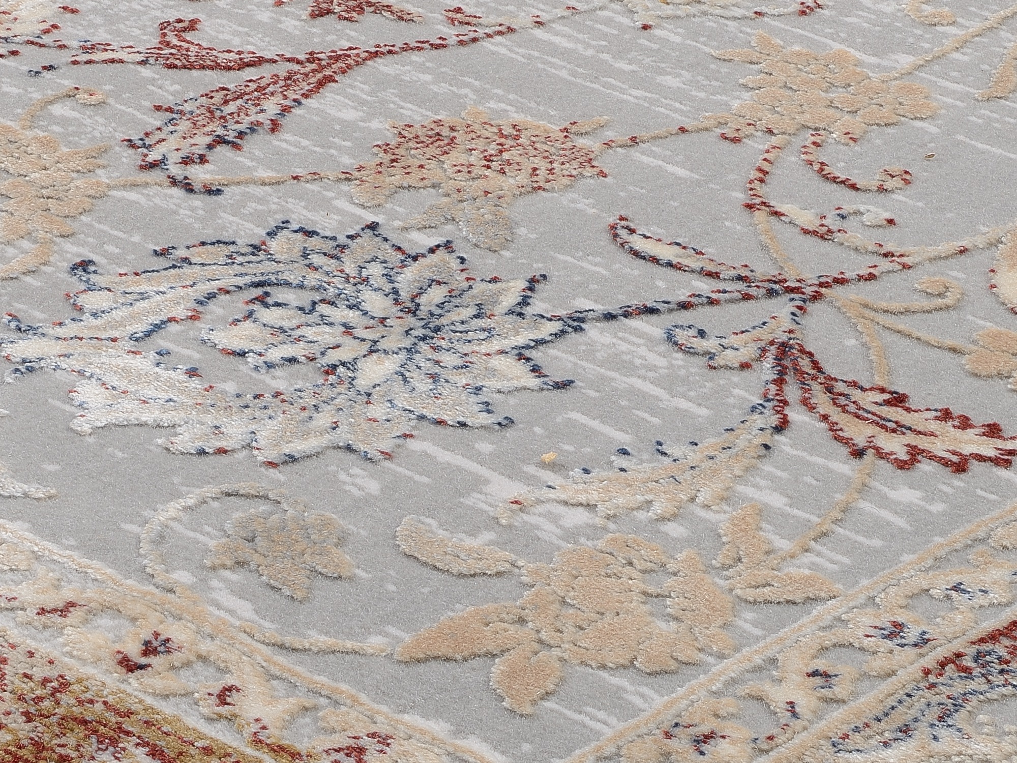 OCI DIE TEPPICHMARKE Teppich »MYSTIC LIMITED«, rechteckig, florale Muster in 3D-Optik, maschinell gewebt, Viskose