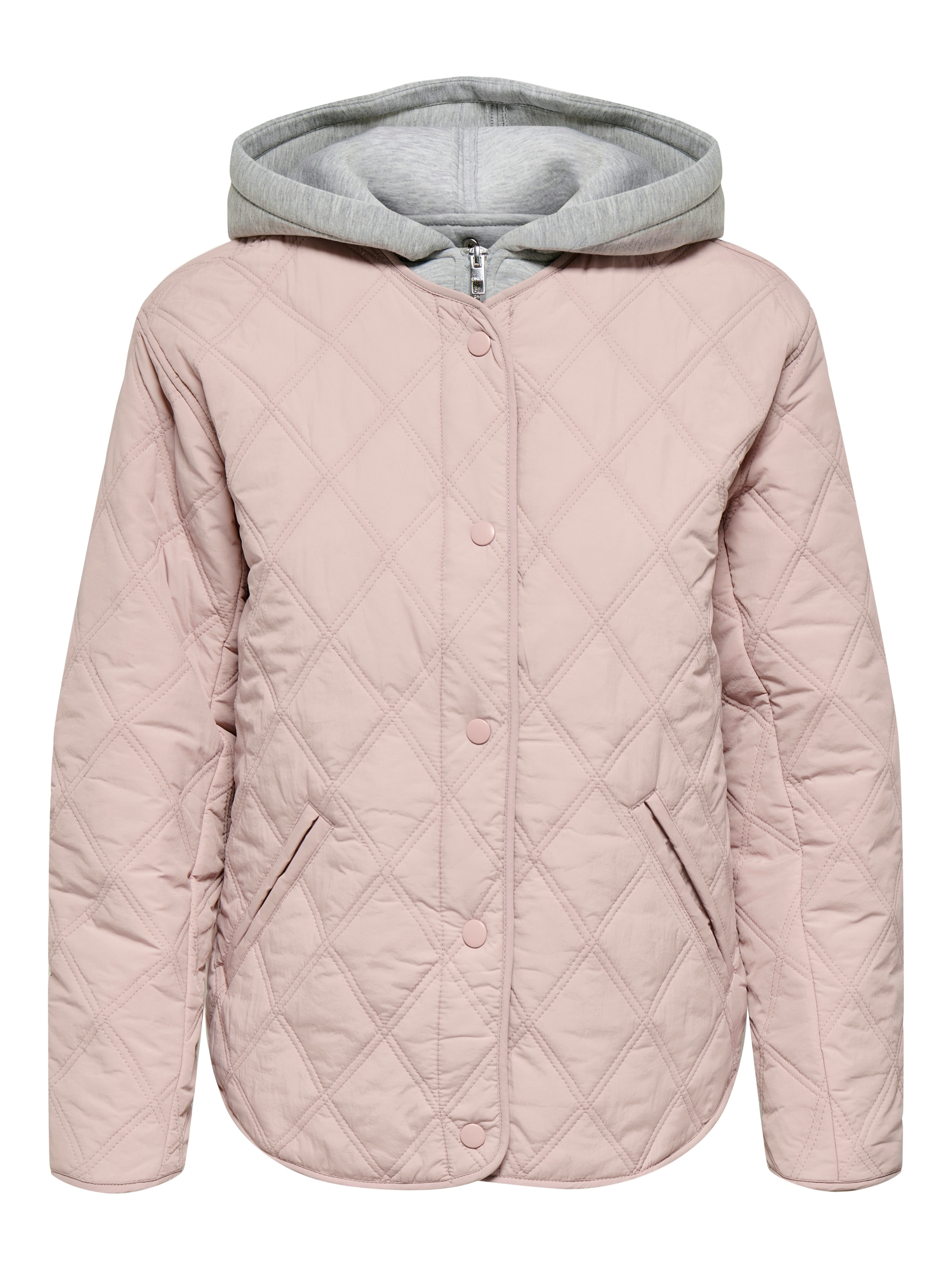 ONLY Steppjacke »ONLRISSO LIFE HOOD QUILT JACKET CC OTW« mit Kapuze mit abnehmbarer Kapuze