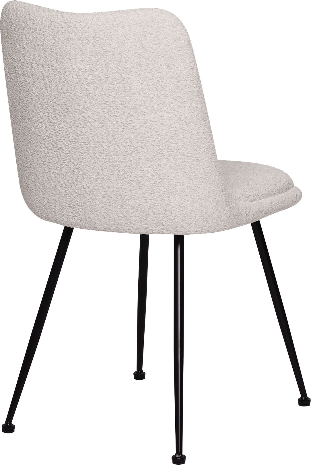 SIT 4-Fussstuhl »Krakau 2er-Set Bouclé Esszimmerstühle mit Metallgestell« (Set) 2 Stk.Öko-Tex Bouclé-Bezug & vielseitig einsetzbares Design