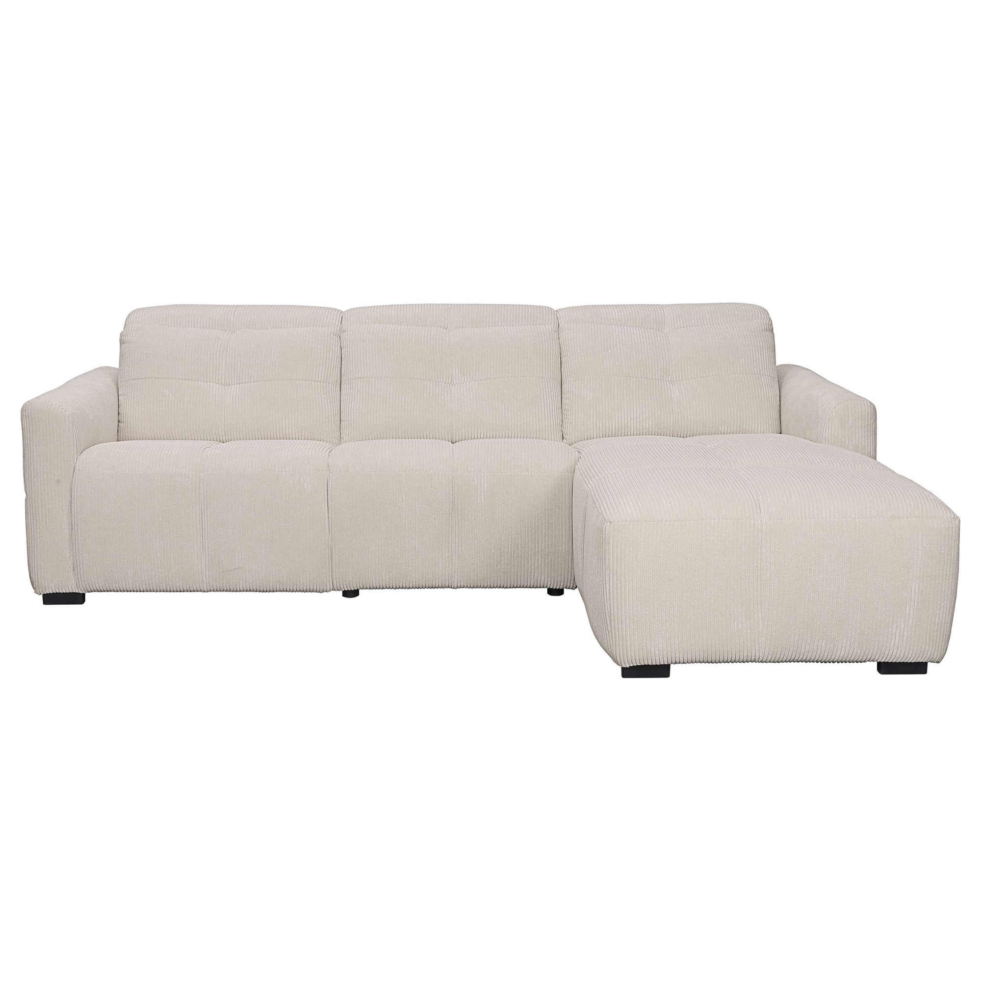 GOODproduct Ecksofa »CAARLA Cord, L-Form, 261 cm, man. oder elektr. Relaxfunktion (USB-A/C)« mit USB-A und USB-C bei elektrischer Ausführung, Kopfteilverstellung
