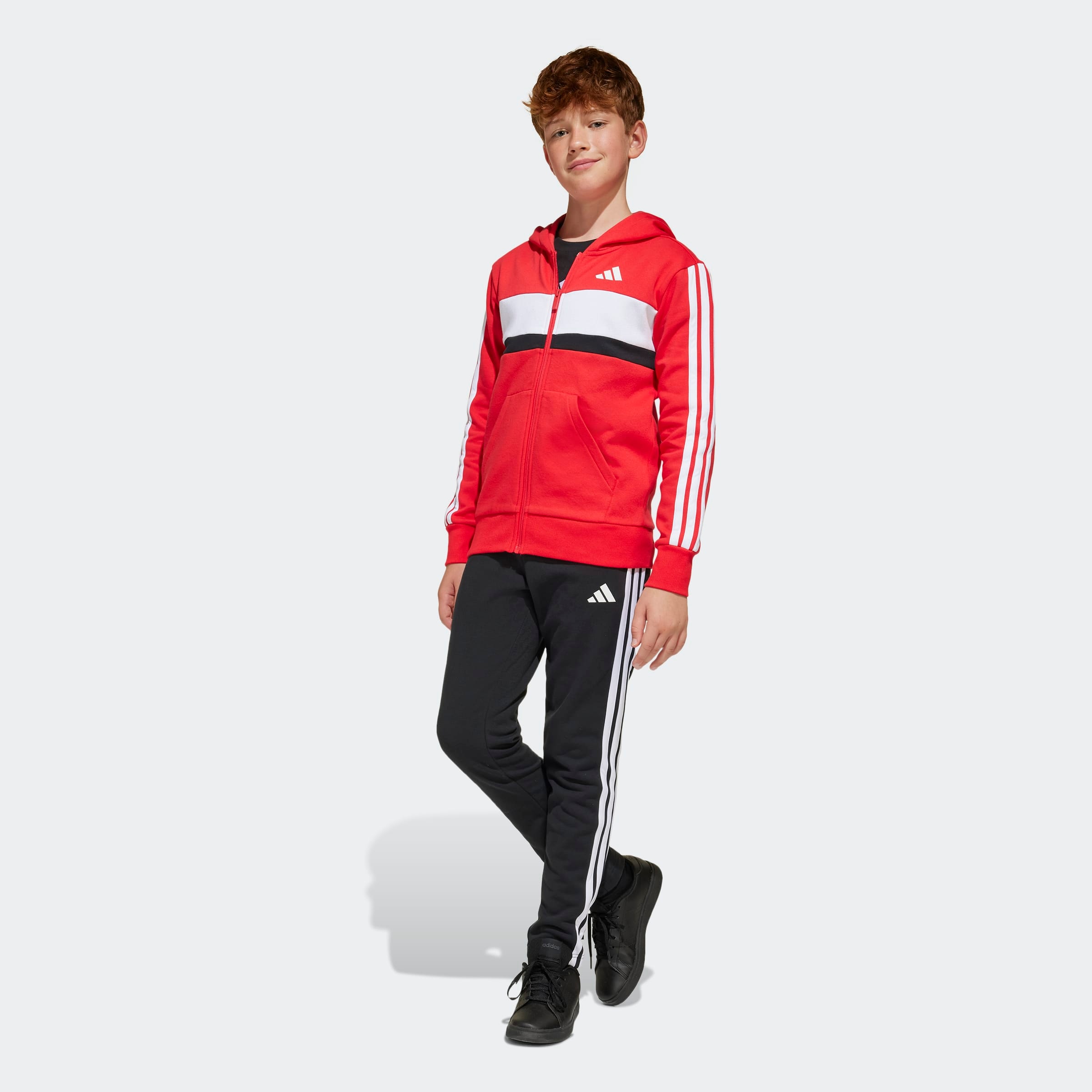 adidas Sportswear Trainingsanzug »J 3S TIB FL TS«, (2 tlg.)