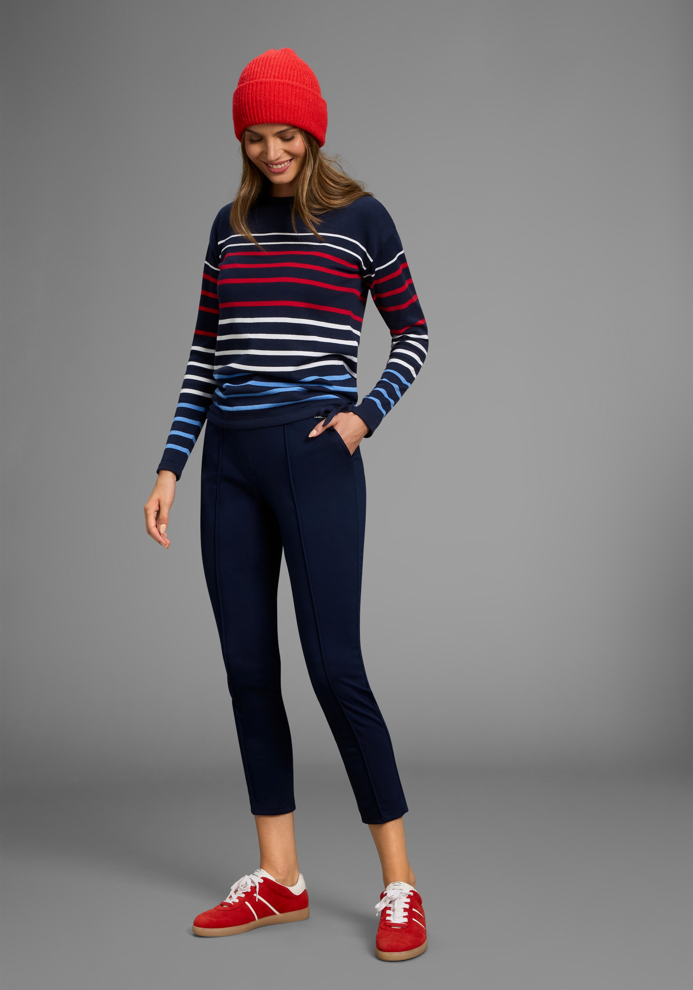 Laura Scott Streifenpullover, mit Multistreifen