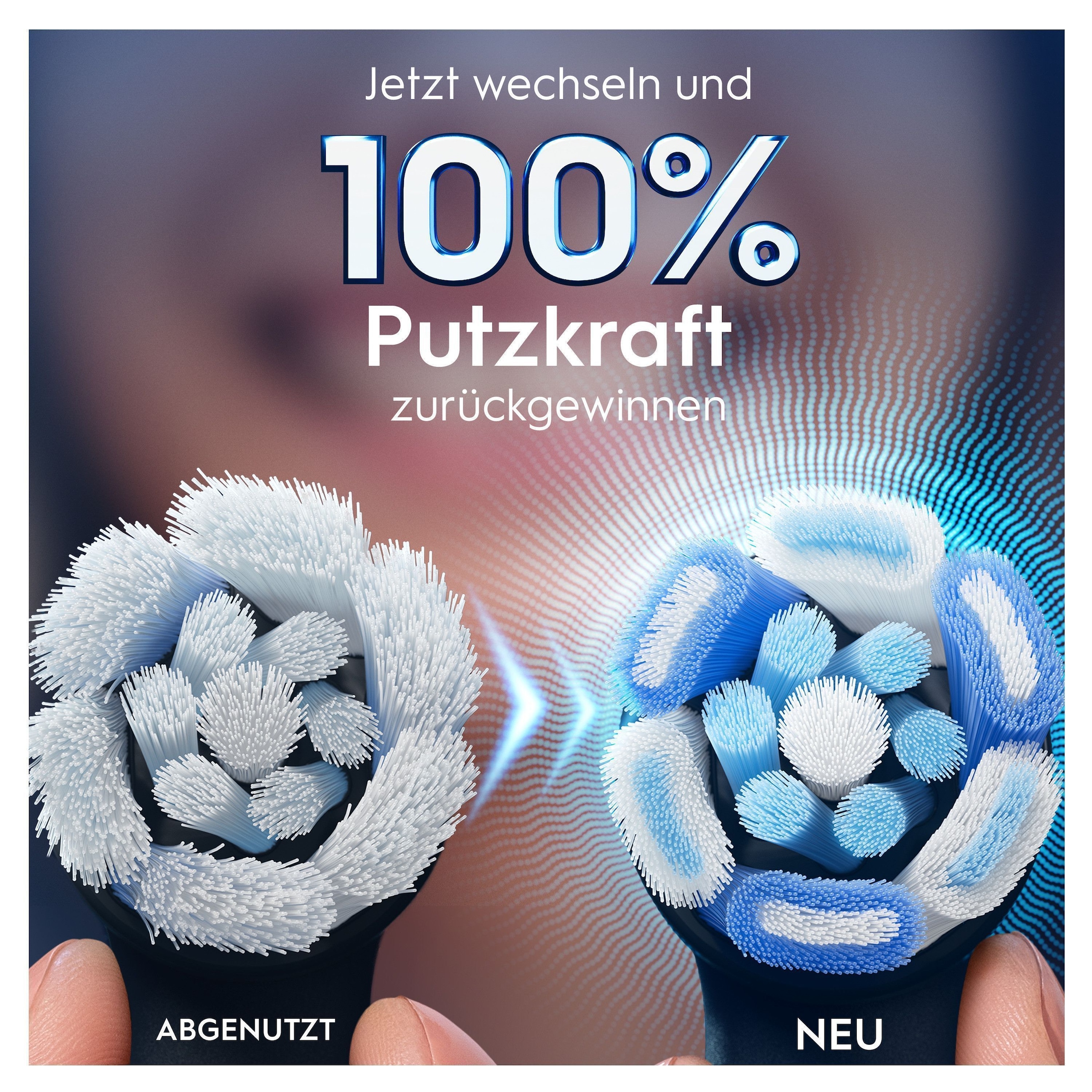 Oral-B Aufsteckbürsten »iO Ultimative Reinigung« Original Aufsteckbürsten für elektrische Oral-B iO Zahnbürsten