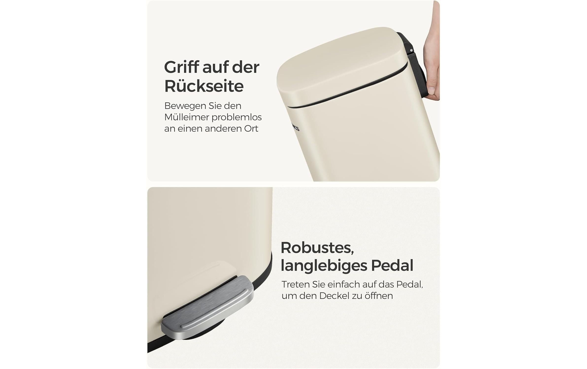 SONGMICS Mülleimer »30 l« 1 Behälter