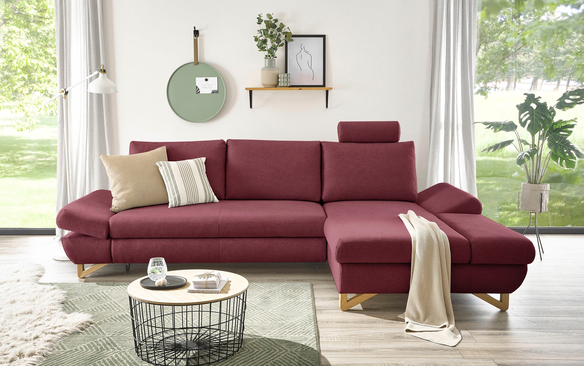 INOSIGN Schlafsofa »City/Giron«, komfortable Bettfunktion (Liegefläche 245 x 138 cm), sowie Bettkasten