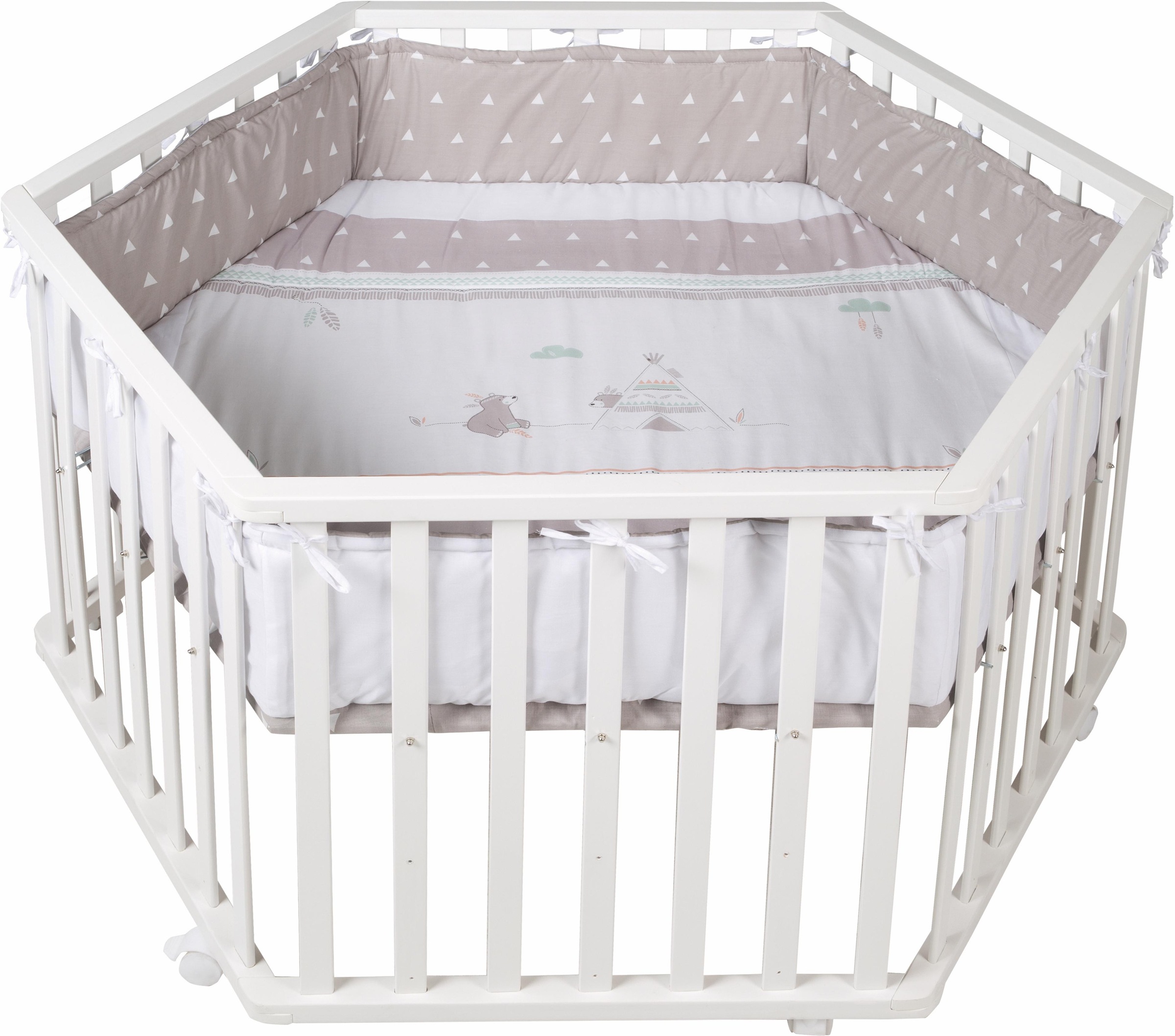 Image of roba® Laufgitter »Indibär, 6-eckig«, bis 15 kg, mit Laufgittereinlage bei Ackermann Versand Schweiz