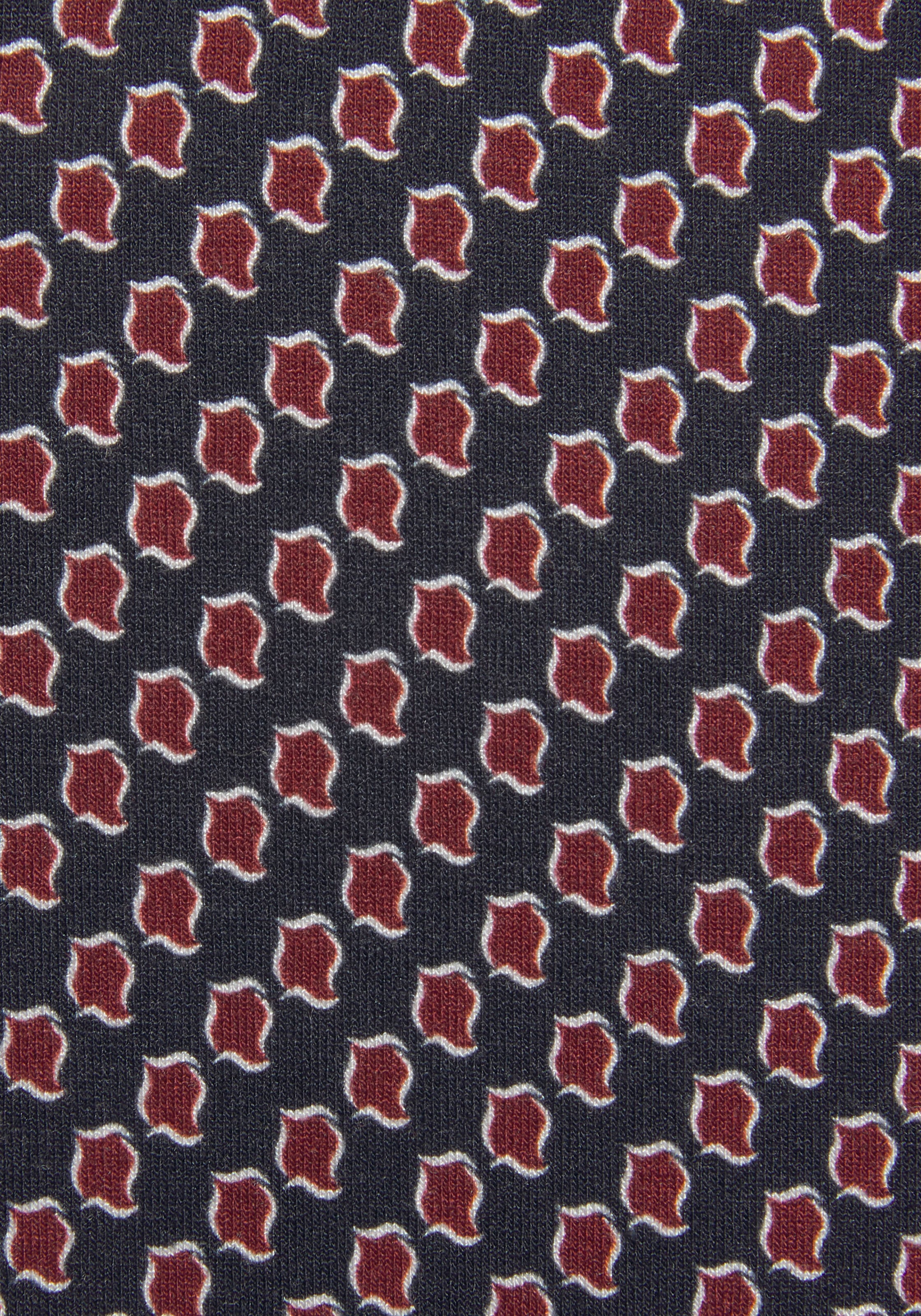 Vivance Rundhalsshirt »mit goldfarbenem Zierknopf am Ausschnitt«, aus weichem Viskose-Stretch