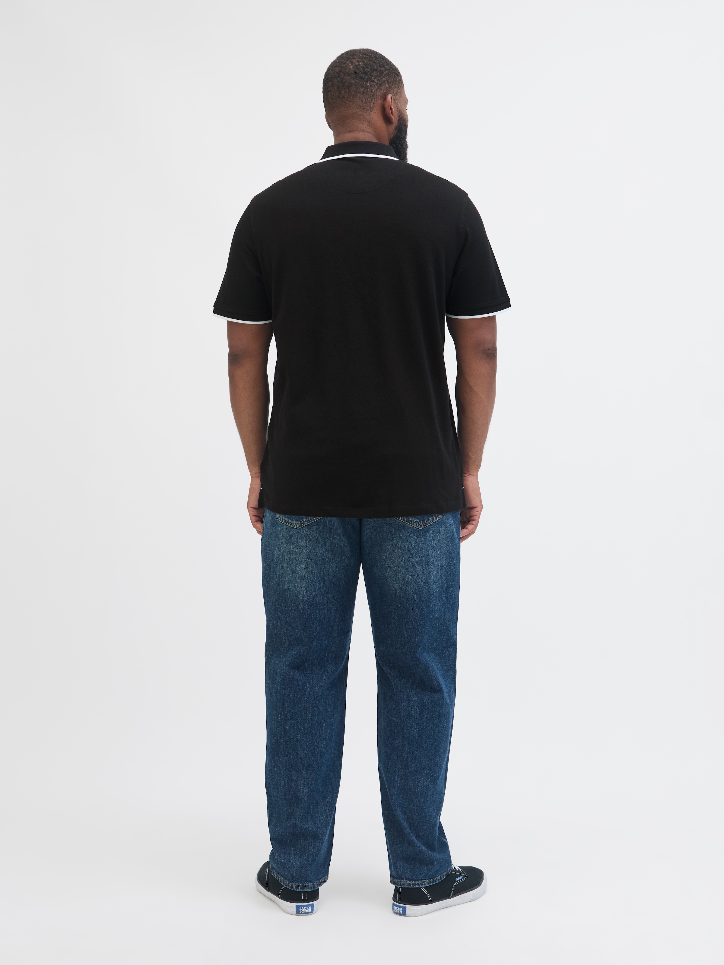 Jack & Jones PlusSize Polo »JJEPAULOS POLO SS NOOS PLS« Baumwolle, regular fit