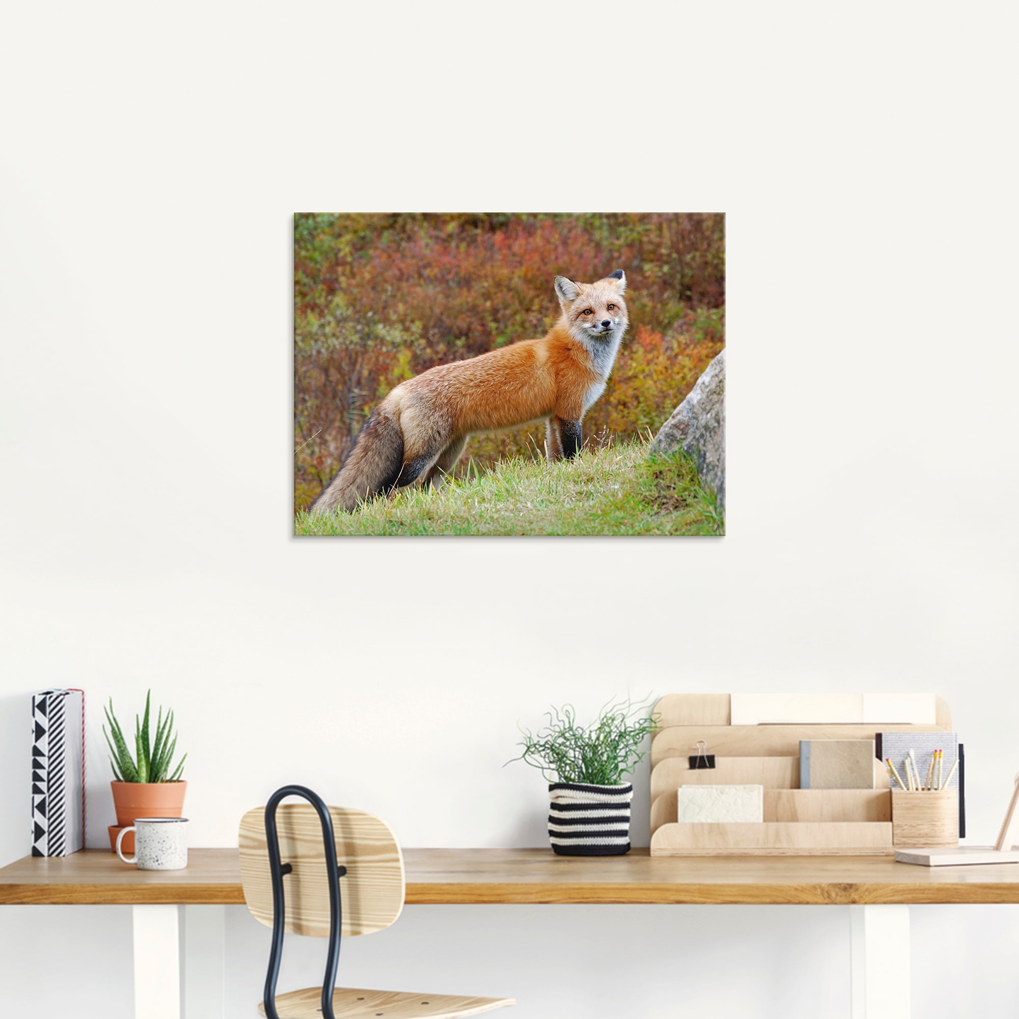 Artland Glasbild »Fuchs I« Wildtiere 1 Stk. tlg. in verschiedenen Grössen